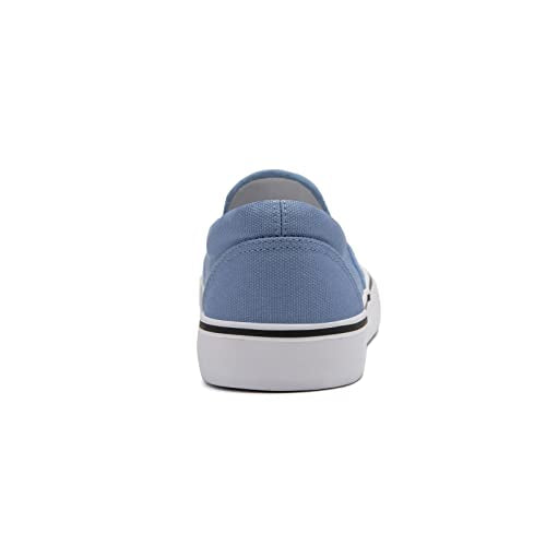 Low-Top Slip Ons Women's Fashion Sneakers Casual Canvas Sneakers for Women Comfortable Flats Breathable Padded Insole Slip on Sneakers Women Low Slip on Shoes