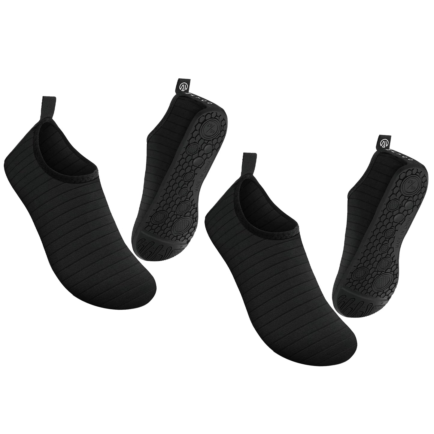 Metog Men Women Water Shoes Quick-Dry Aqua Socks Barefoot Slip-on for Beach Swim Sport Surf Yoga Exercise