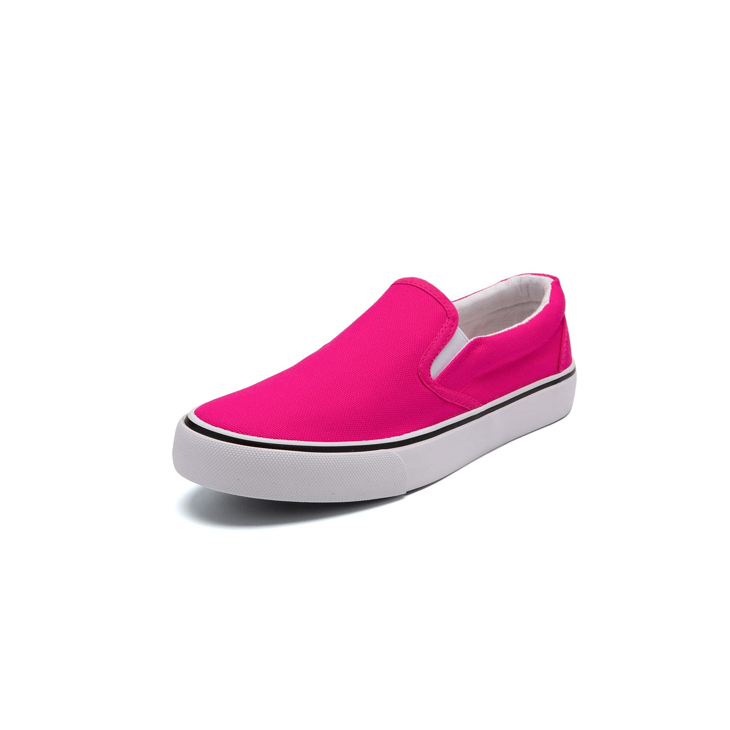 Low-Top Slip Ons Women's Fashion Sneakers Casual Canvas Sneakers for Women Comfortable Flats Breathable Padded Insole Slip on Sneakers Women Low Slip on Shoes