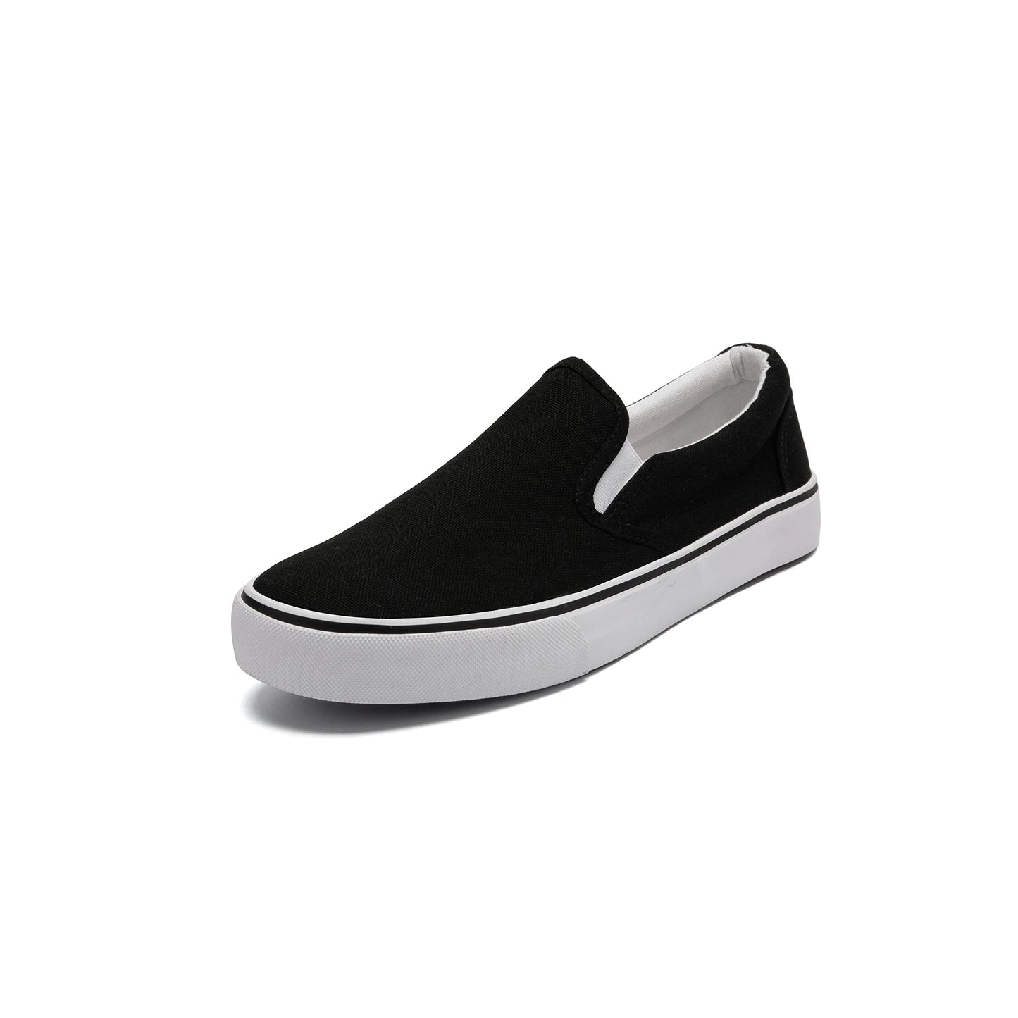 Low-Top Slip Ons Women's Fashion Sneakers Casual Canvas Sneakers for Women Comfortable Flats Breathable Padded Insole Slip on Sneakers Women Low Slip on Shoes