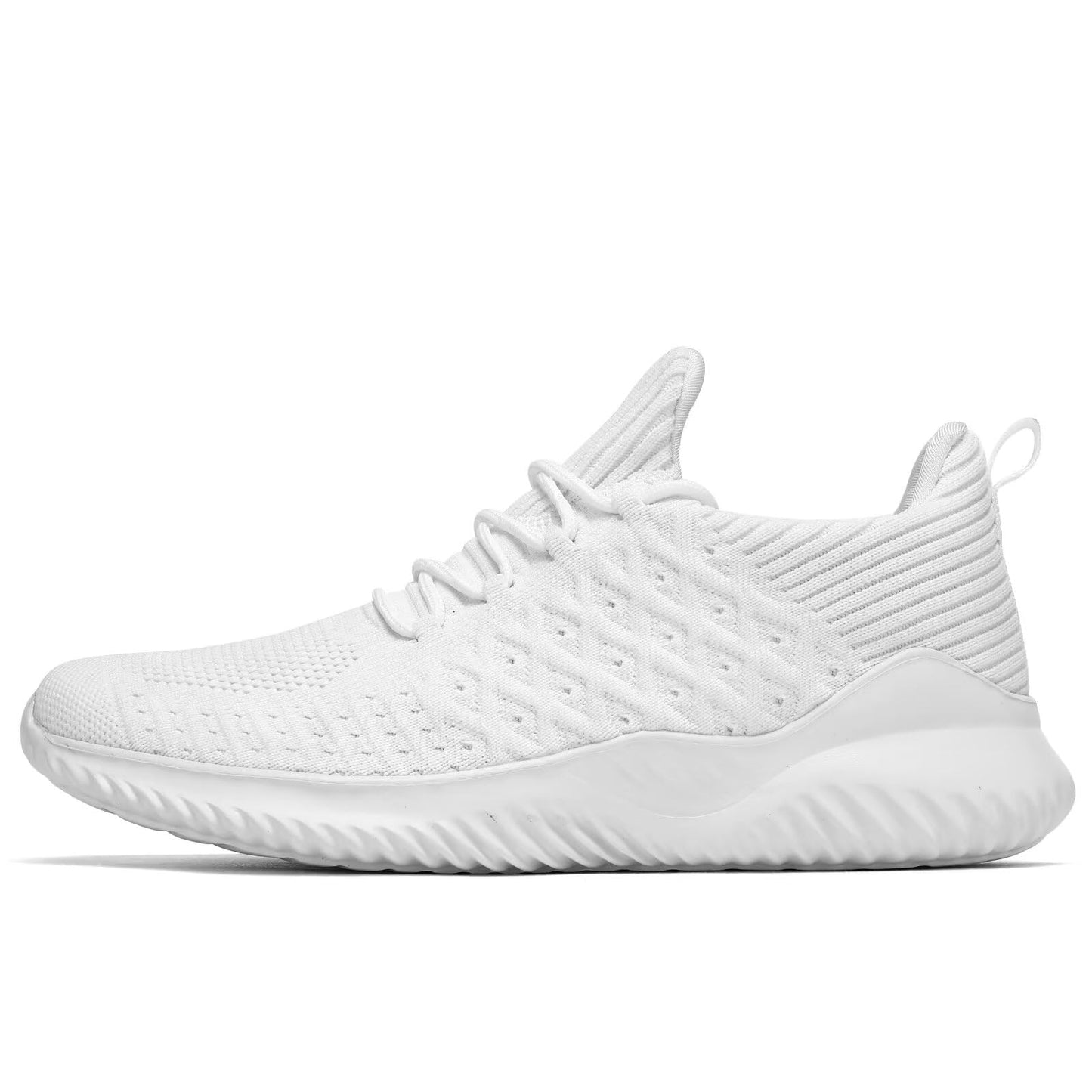 Mens Slip-on Tennis Shoes Walking Running Sneakers Lightweight Breathable Casual Soft Sole Mesh Work Gym Athletic Trainers