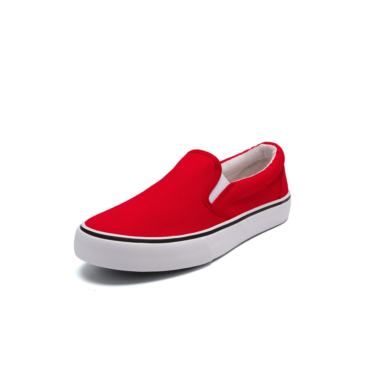 Low-Top Slip Ons Women's Fashion Sneakers Casual Canvas Sneakers for Women Comfortable Flats Breathable Padded Insole Slip on Sneakers Women Low Slip on Shoes