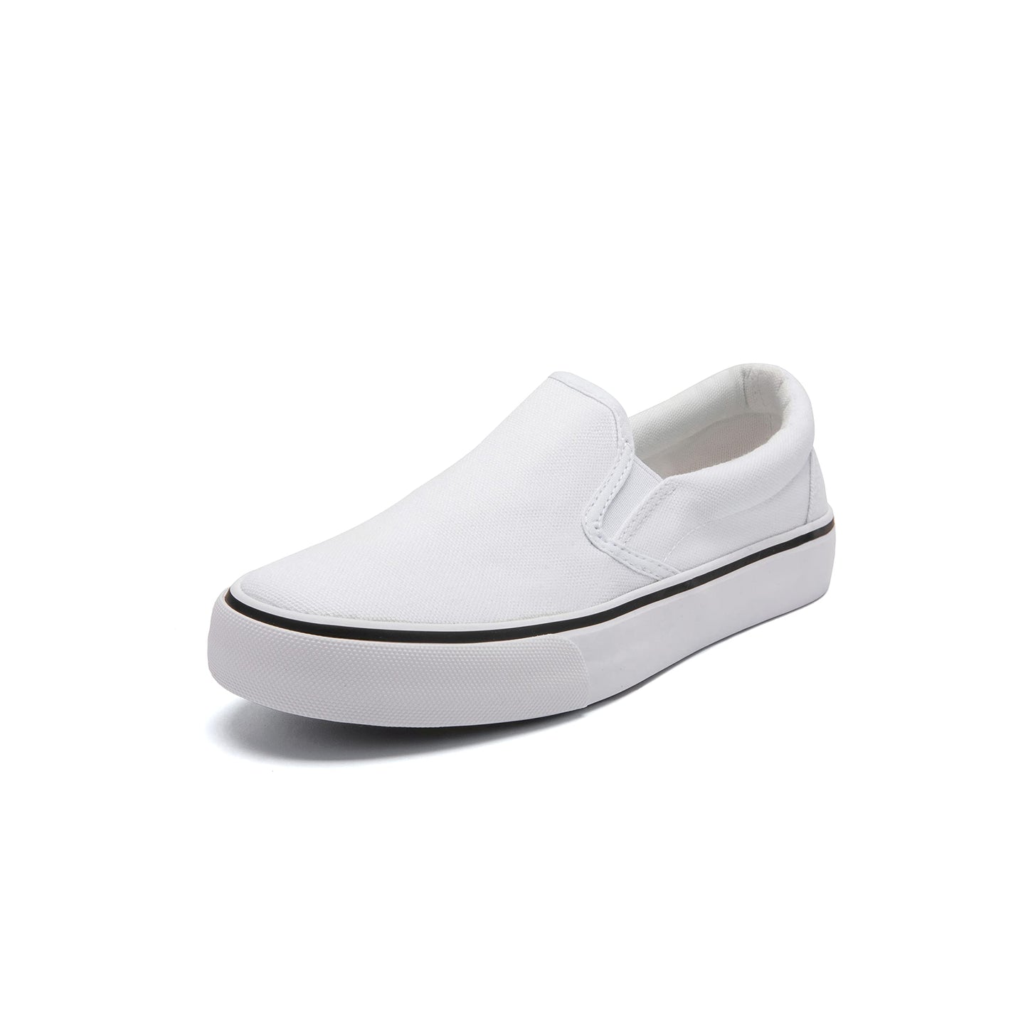 Low-Top Slip Ons Women's Fashion Sneakers Casual Canvas Sneakers for Women Comfortable Flats Breathable Padded Insole Slip on Sneakers Women Low Slip on Shoes