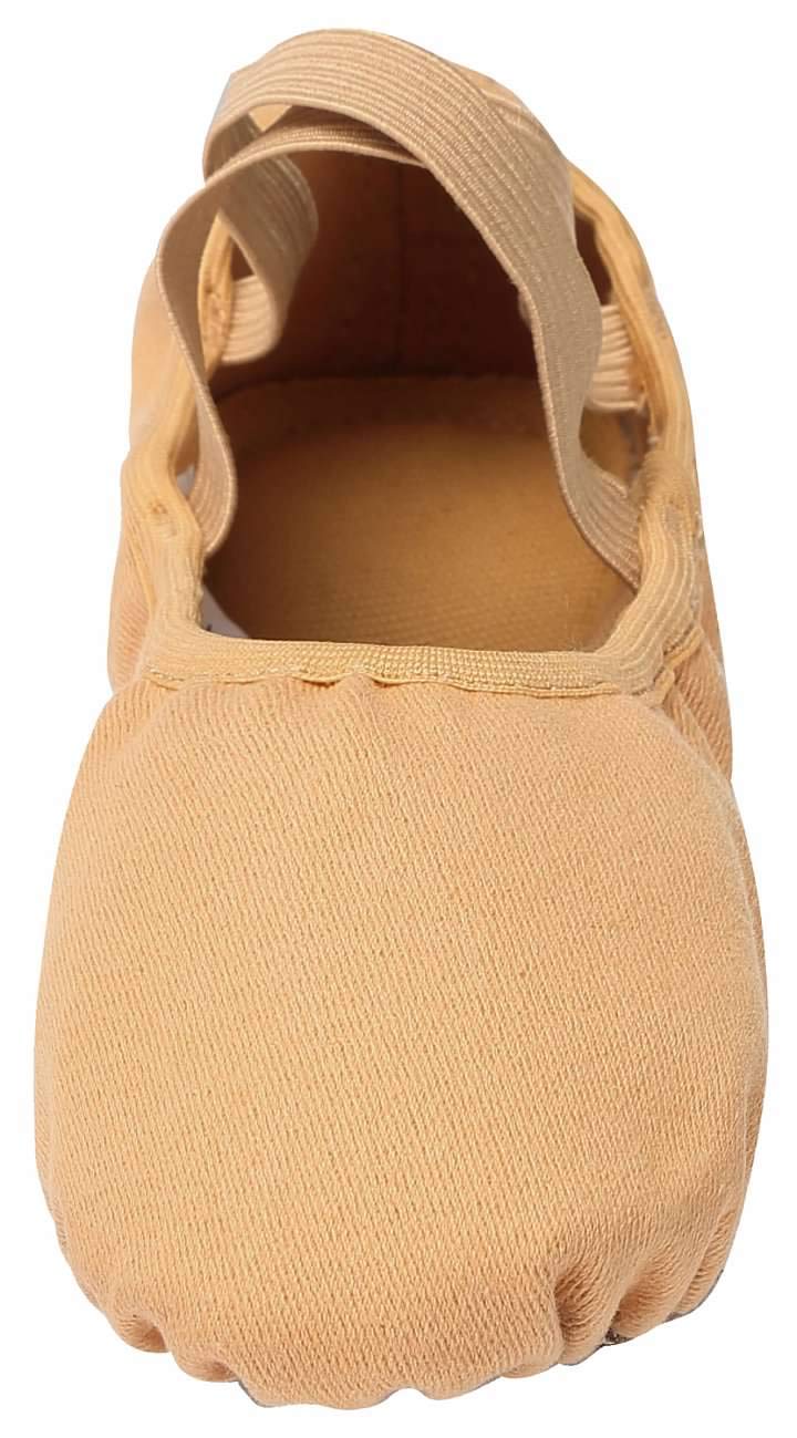 Linodes Dance Shoes for Girls Stretch Canvas Split Sole for Women