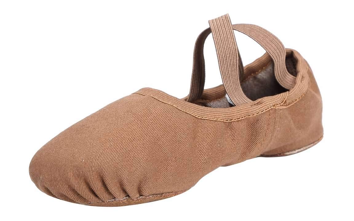 Linodes Dance Shoes for Girls Stretch Canvas Split Sole for Women