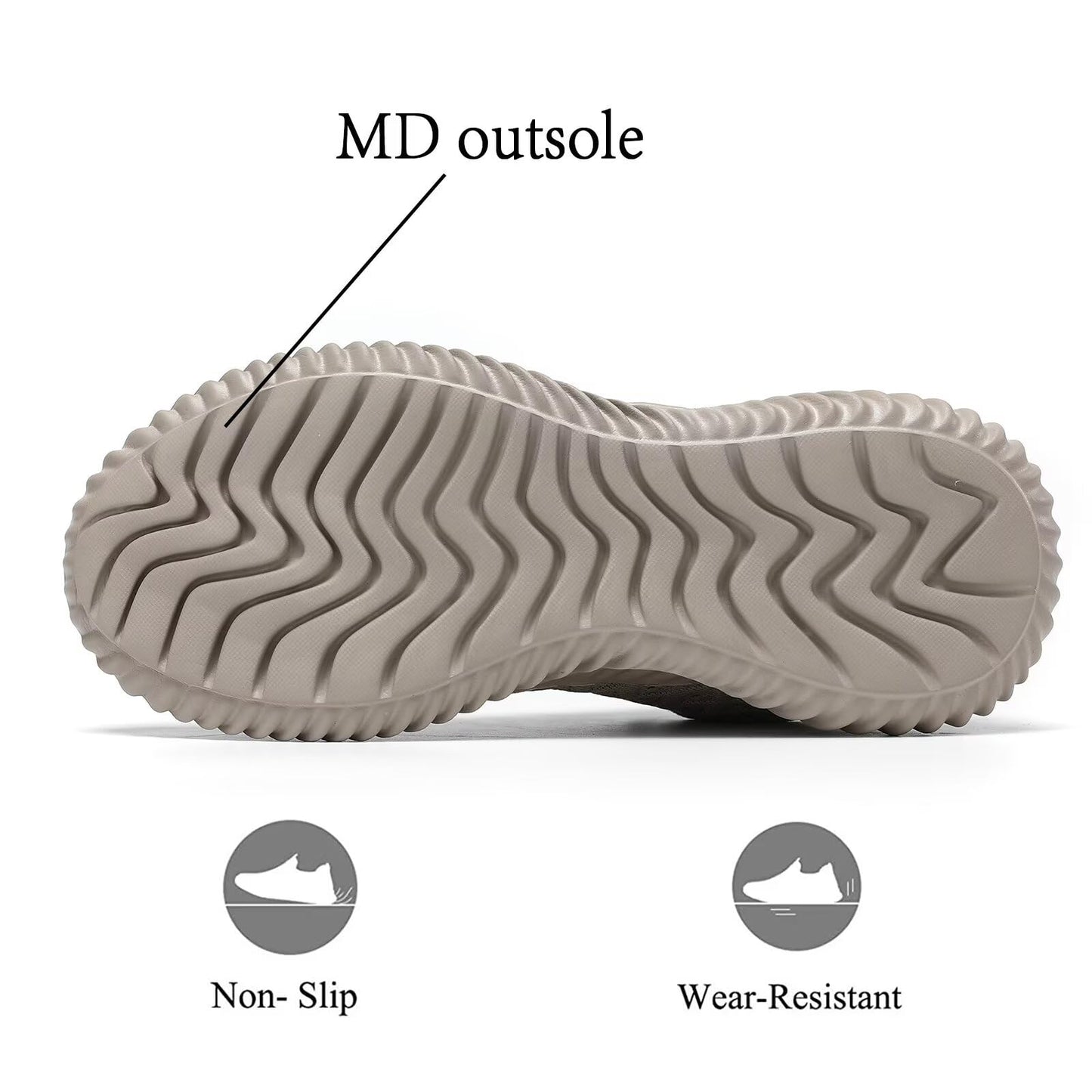 Mens Slip-on Tennis Shoes Walking Running Sneakers Lightweight Breathable Casual Soft Sole Mesh Work Gym Athletic Trainers