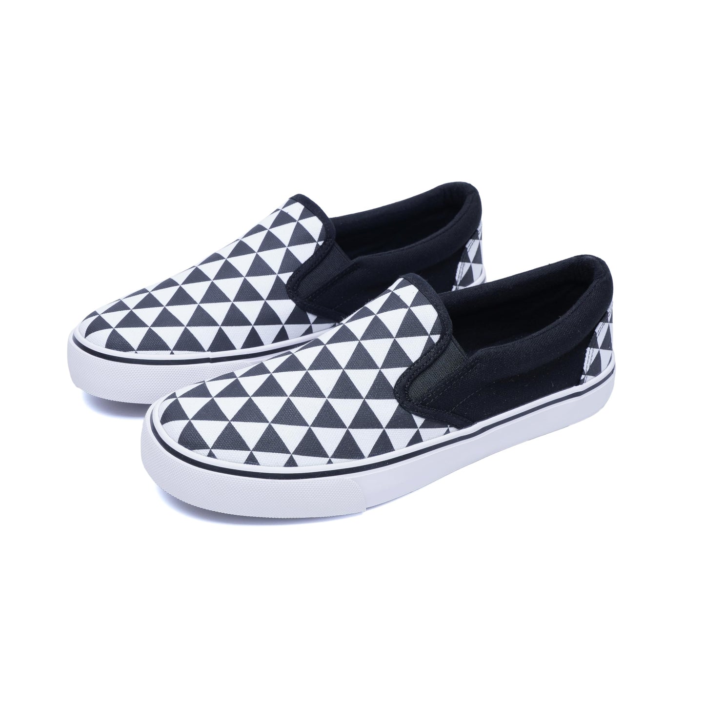 Low-Top Slip Ons Women's Fashion Sneakers Casual Canvas Sneakers for Women Comfortable Flats Breathable Padded Insole Slip on Sneakers Women Low Slip on Shoes