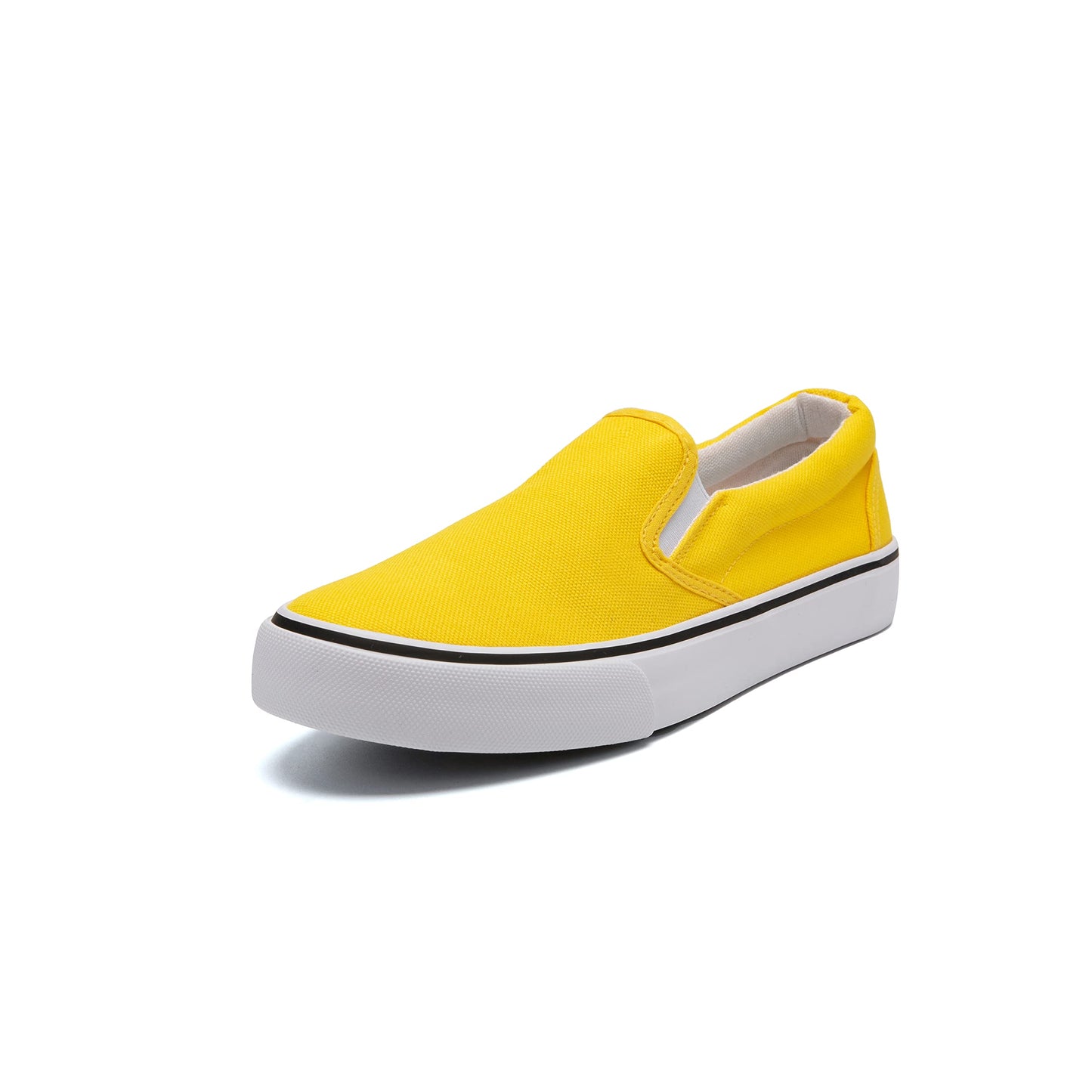 Low-Top Slip Ons Women's Fashion Sneakers Casual Canvas Sneakers for Women Comfortable Flats Breathable Padded Insole Slip on Sneakers Women Low Slip on Shoes