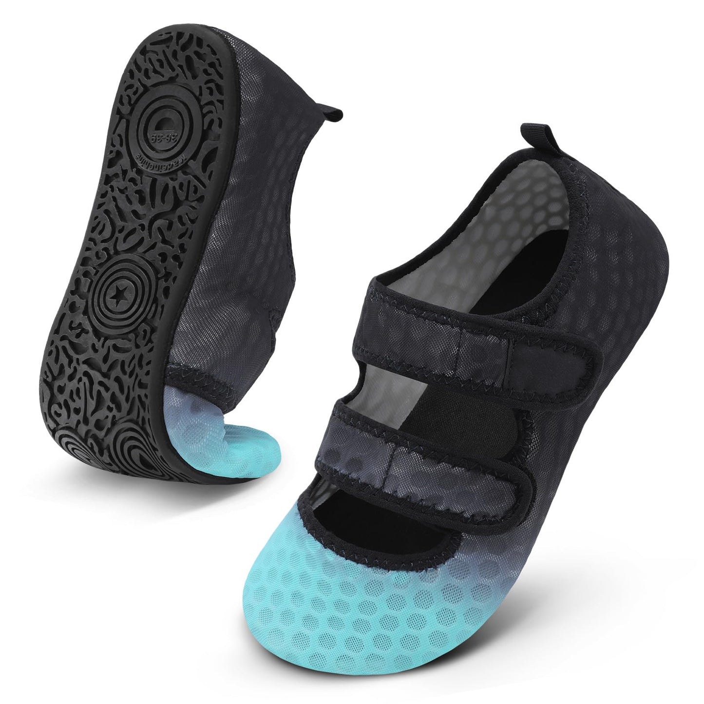 BARERUN Water Shoes Women Men Quick Dry Barefoot Beach Walking Kayaking Surfing Yoga Shoes Adjustable Wide Minimalist Sandals Slippers Indoor/Outdoor
