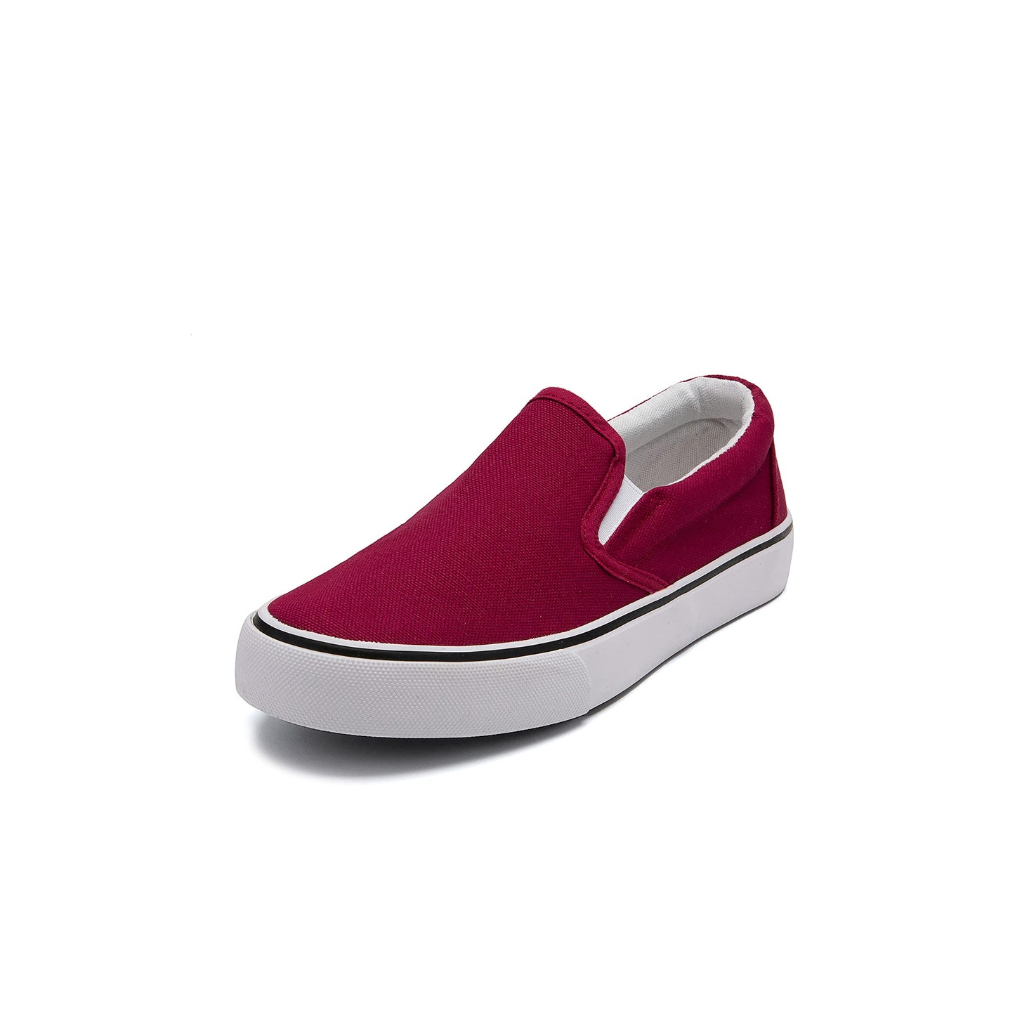 Low-Top Slip Ons Women's Fashion Sneakers Casual Canvas Sneakers for Women Comfortable Flats Breathable Padded Insole Slip on Sneakers Women Low Slip on Shoes