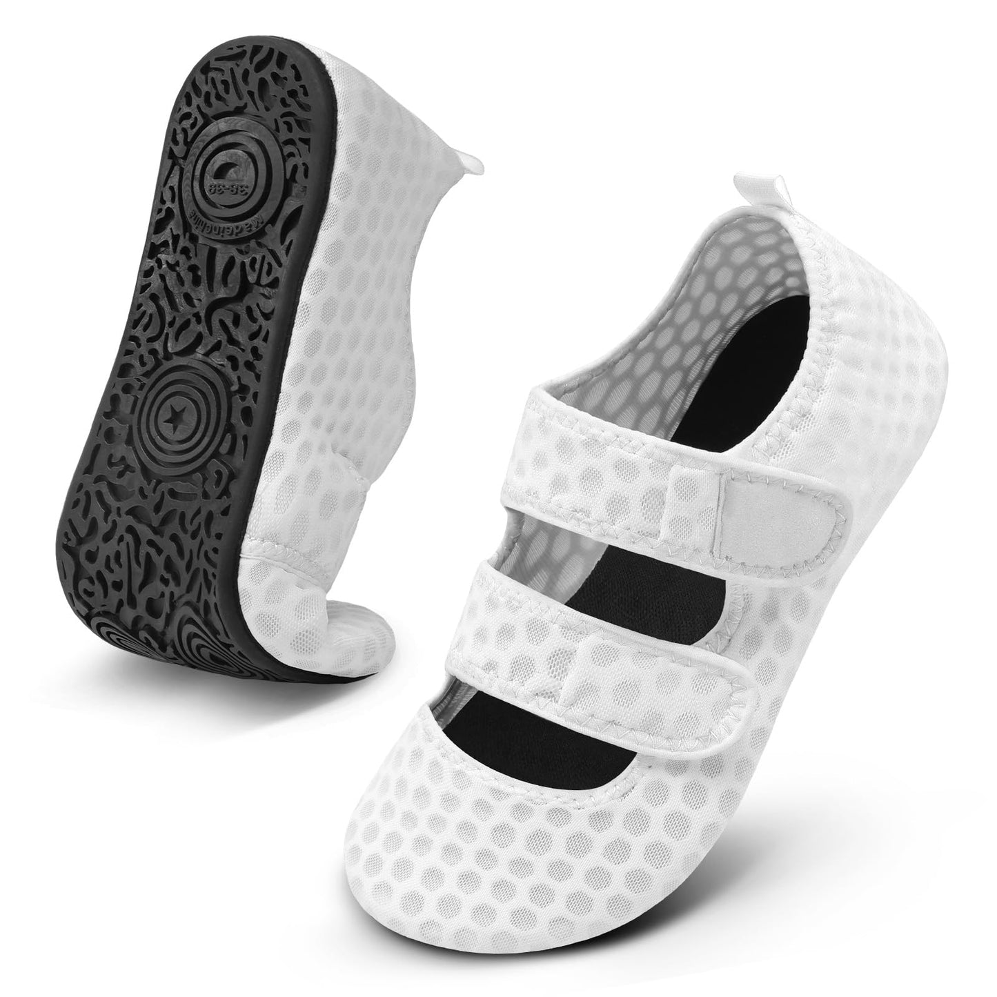 BARERUN Water Shoes Women Men Quick Dry Barefoot Beach Walking Kayaking Surfing Yoga Shoes Adjustable Wide Minimalist Sandals Slippers Indoor/Outdoor