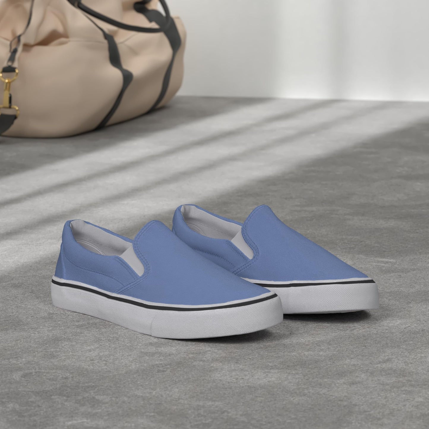 Low-Top Slip Ons Women's Fashion Sneakers Casual Canvas Sneakers for Women Comfortable Flats Breathable Padded Insole Slip on Sneakers Women Low Slip on Shoes