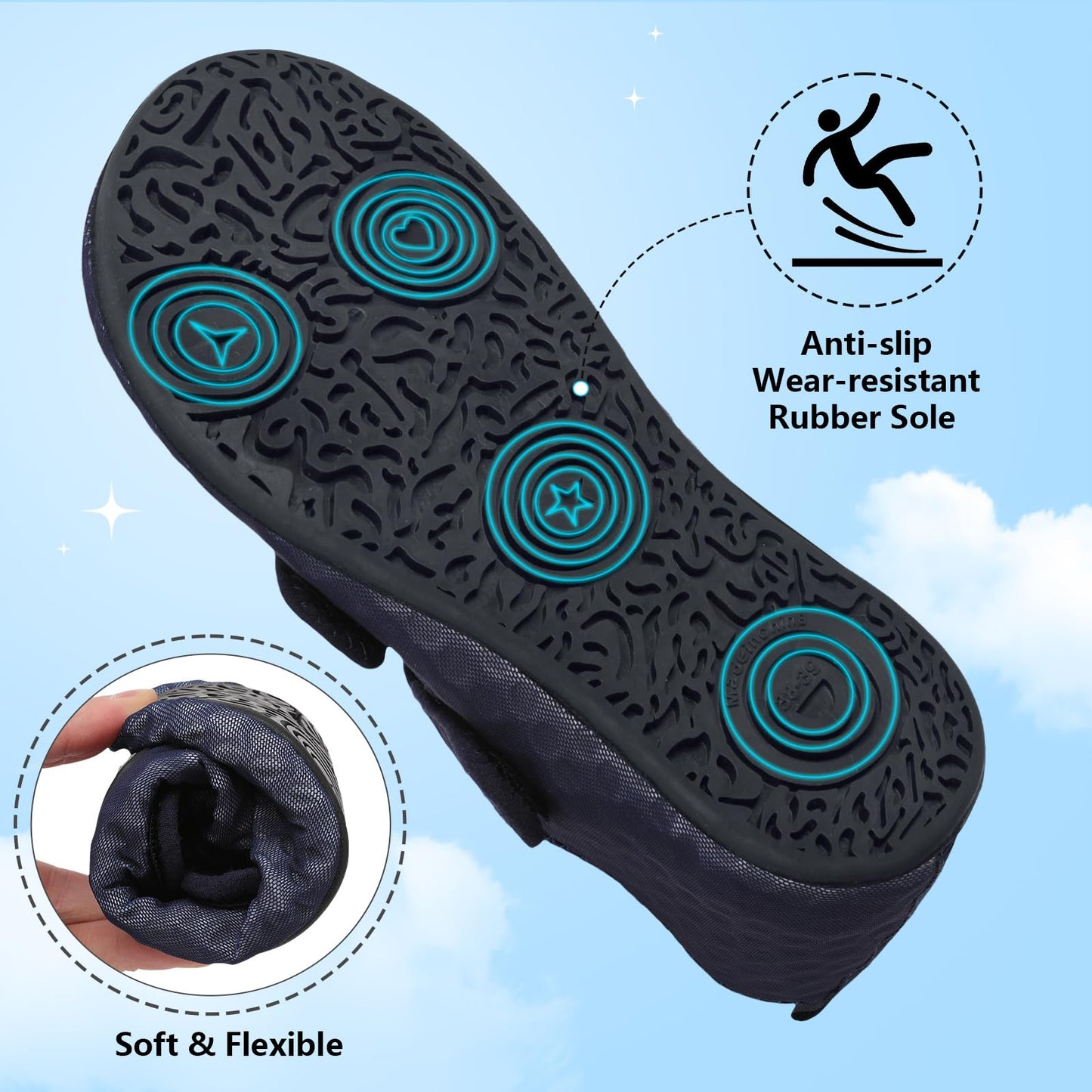 BARERUN Water Shoes Women Men Quick Dry Barefoot Beach Walking Kayaking Surfing Yoga Shoes Adjustable Wide Minimalist Sandals Slippers Indoor/Outdoor