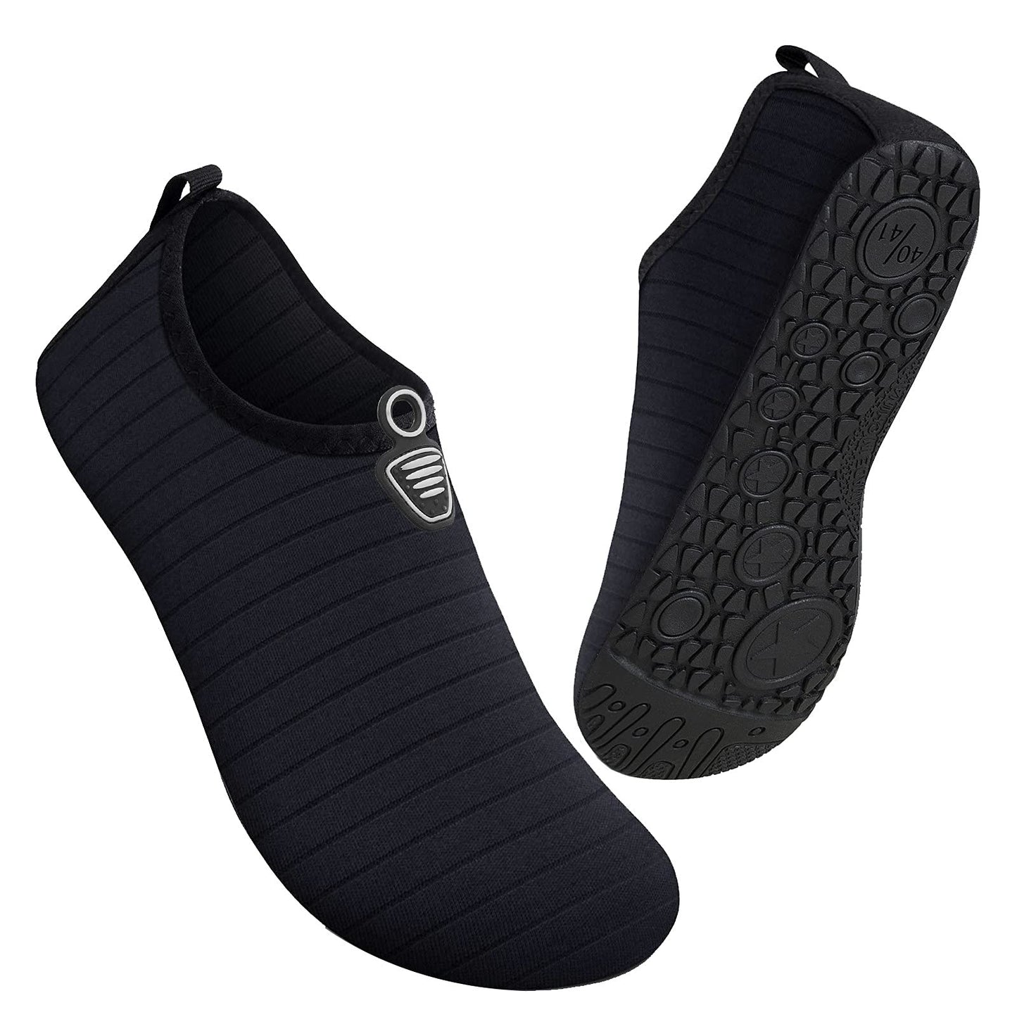 Metog Men Women Water Shoes Quick-Dry Aqua Socks Barefoot Slip-on for Beach Swim Sport Surf Yoga Exercise