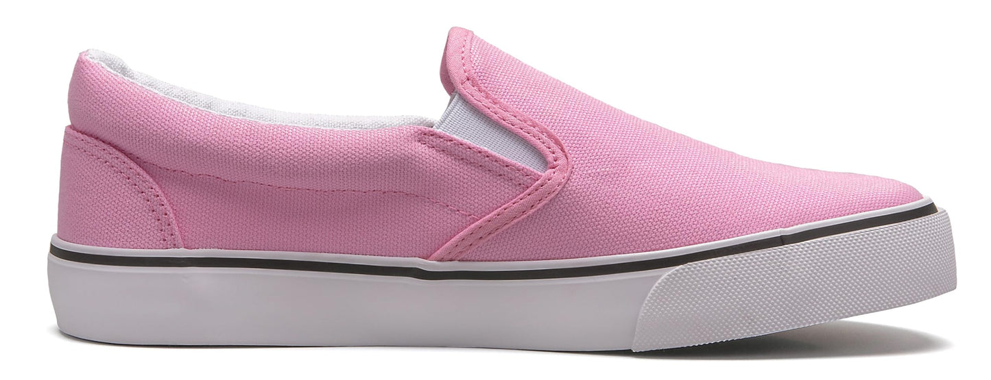 Low-Top Slip Ons Women's Fashion Sneakers Casual Canvas Sneakers for Women Comfortable Flats Breathable Padded Insole Slip on Sneakers Women Low Slip on Shoes
