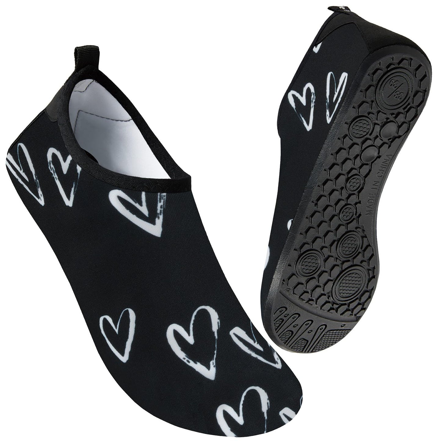 Metog Men Women Water Shoes Quick-Dry Aqua Socks Barefoot Slip-on for Beach Swim Sport Surf Yoga Exercise