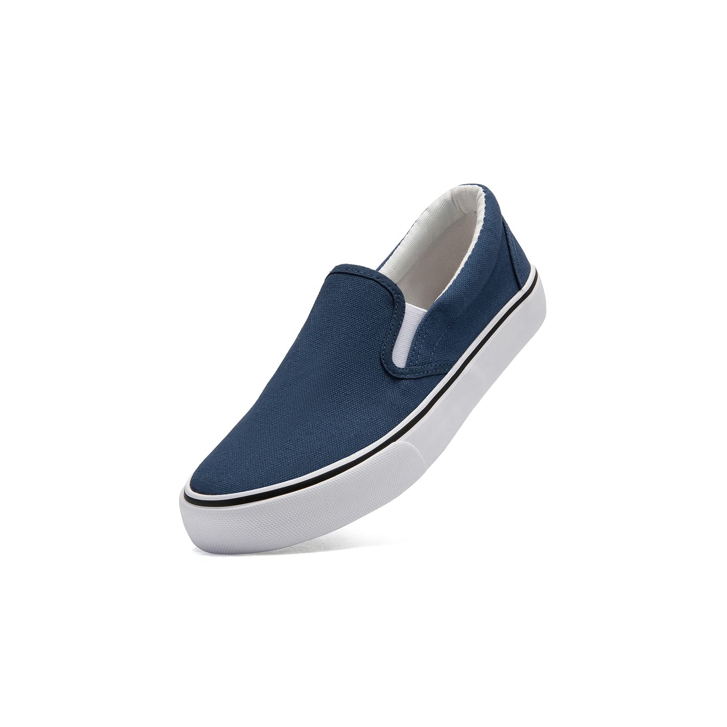 Low-Top Slip Ons Women's Fashion Sneakers Casual Canvas Sneakers for Women Comfortable Flats Breathable Padded Insole Slip on Sneakers Women Low Slip on Shoes