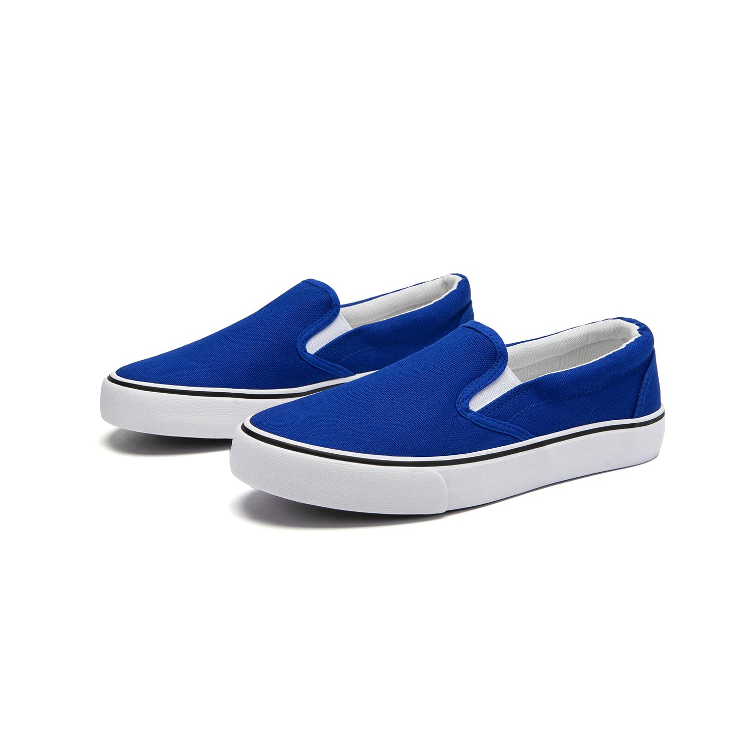 Low-Top Slip Ons Women's Fashion Sneakers Casual Canvas Sneakers for Women Comfortable Flats Breathable Padded Insole Slip on Sneakers Women Low Slip on Shoes