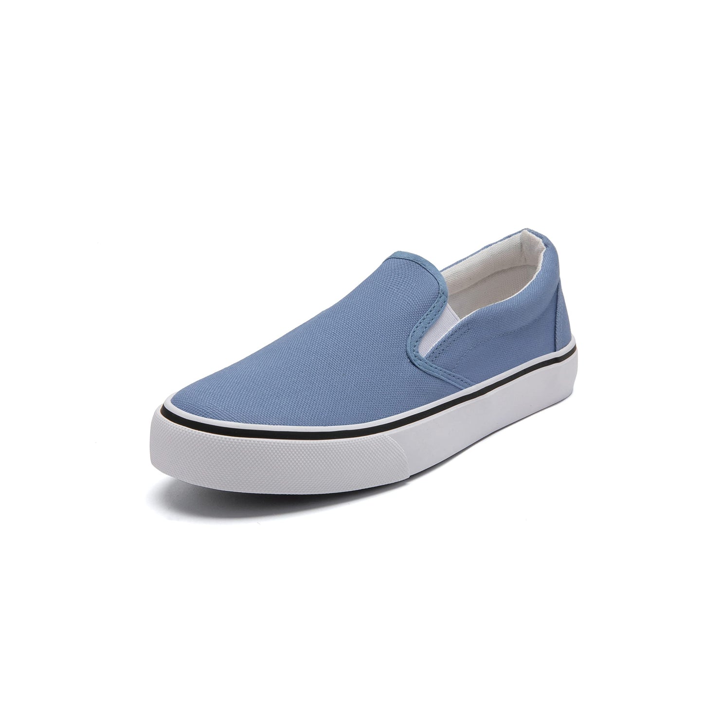 Low-Top Slip Ons Women's Fashion Sneakers Casual Canvas Sneakers for Women Comfortable Flats Breathable Padded Insole Slip on Sneakers Women Low Slip on Shoes