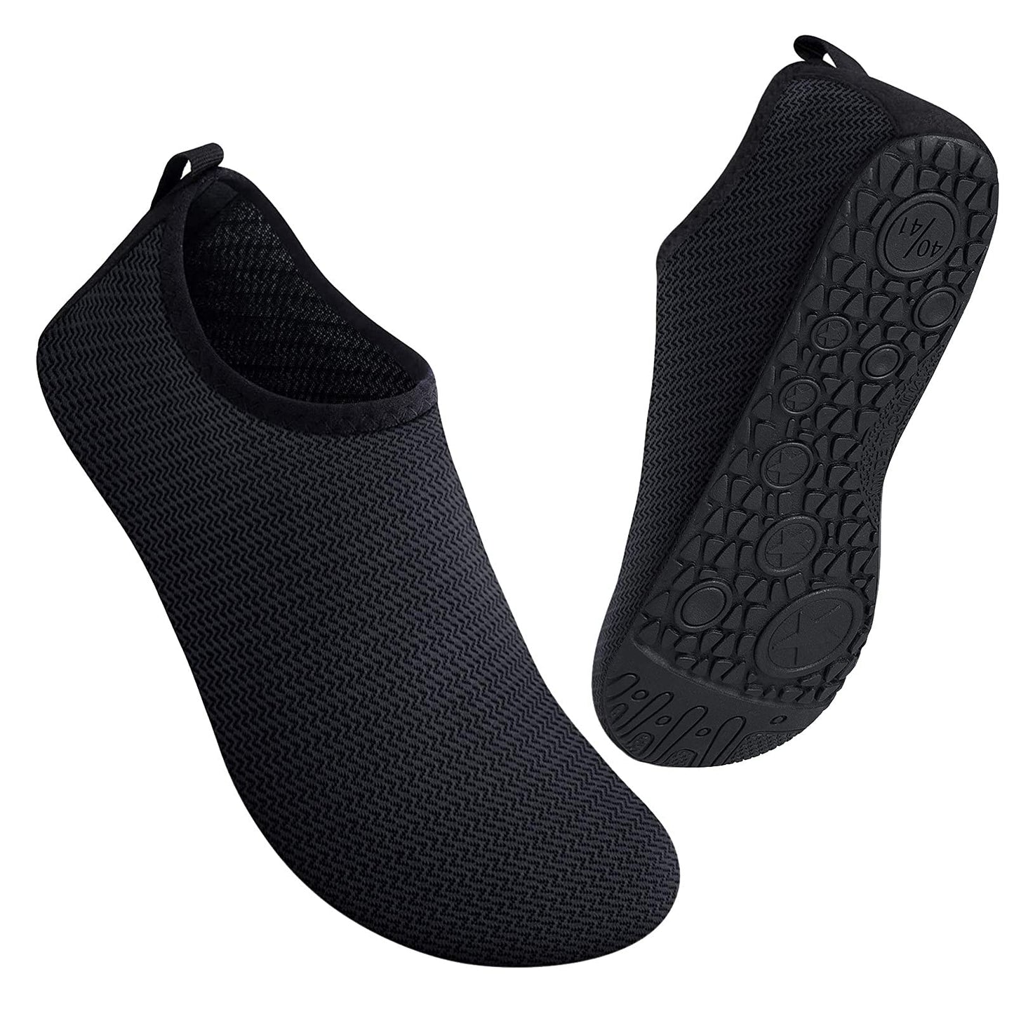 Metog Men Women Water Shoes Quick-Dry Aqua Socks Barefoot Slip-on for Beach Swim Sport Surf Yoga Exercise
