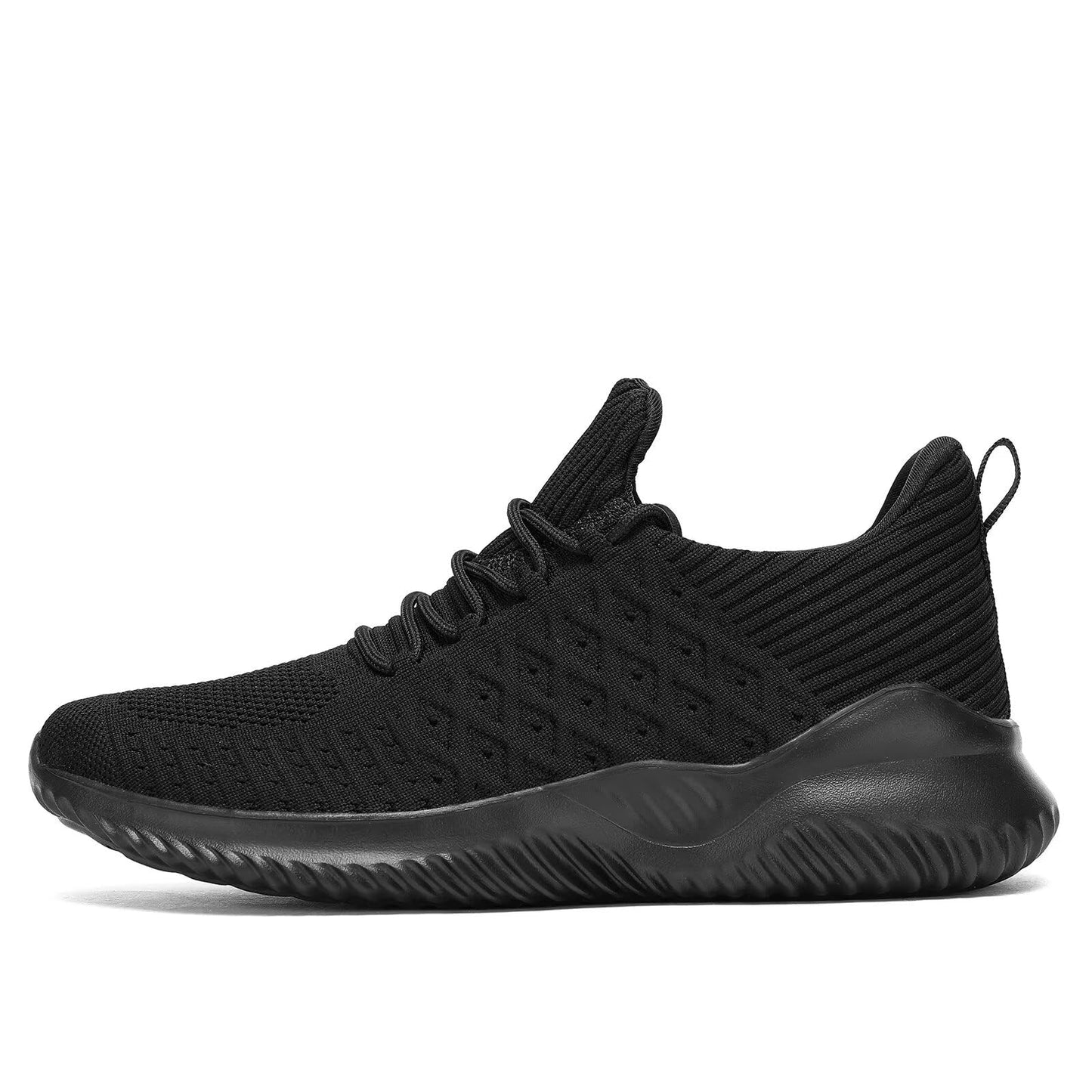 Mens Slip-on Tennis Shoes Walking Running Sneakers Lightweight Breathable Casual Soft Sole Mesh Work Gym Athletic Trainers