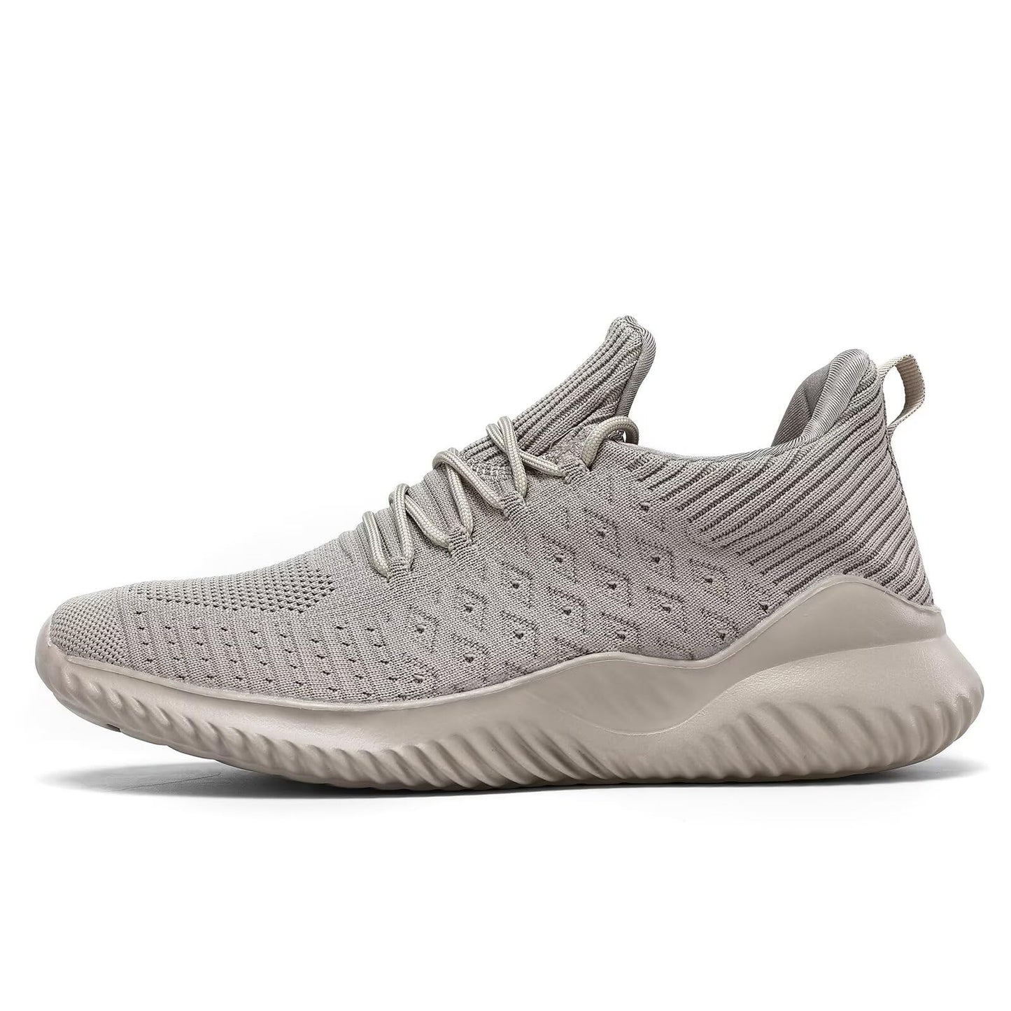 Mens Slip-on Tennis Shoes Walking Running Sneakers Lightweight Breathable Casual Soft Sole Mesh Work Gym Athletic Trainers