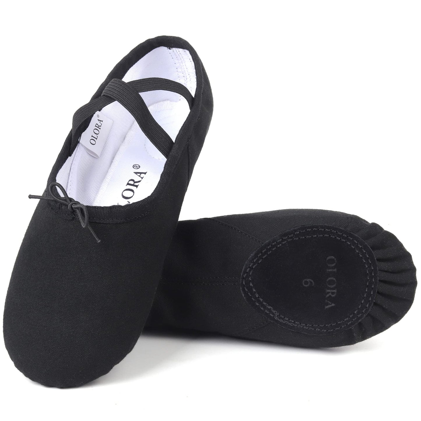 Women's Ballet Shoes Canvas Dance Slippers Yoga Practice Shoes for Girls/Adults
