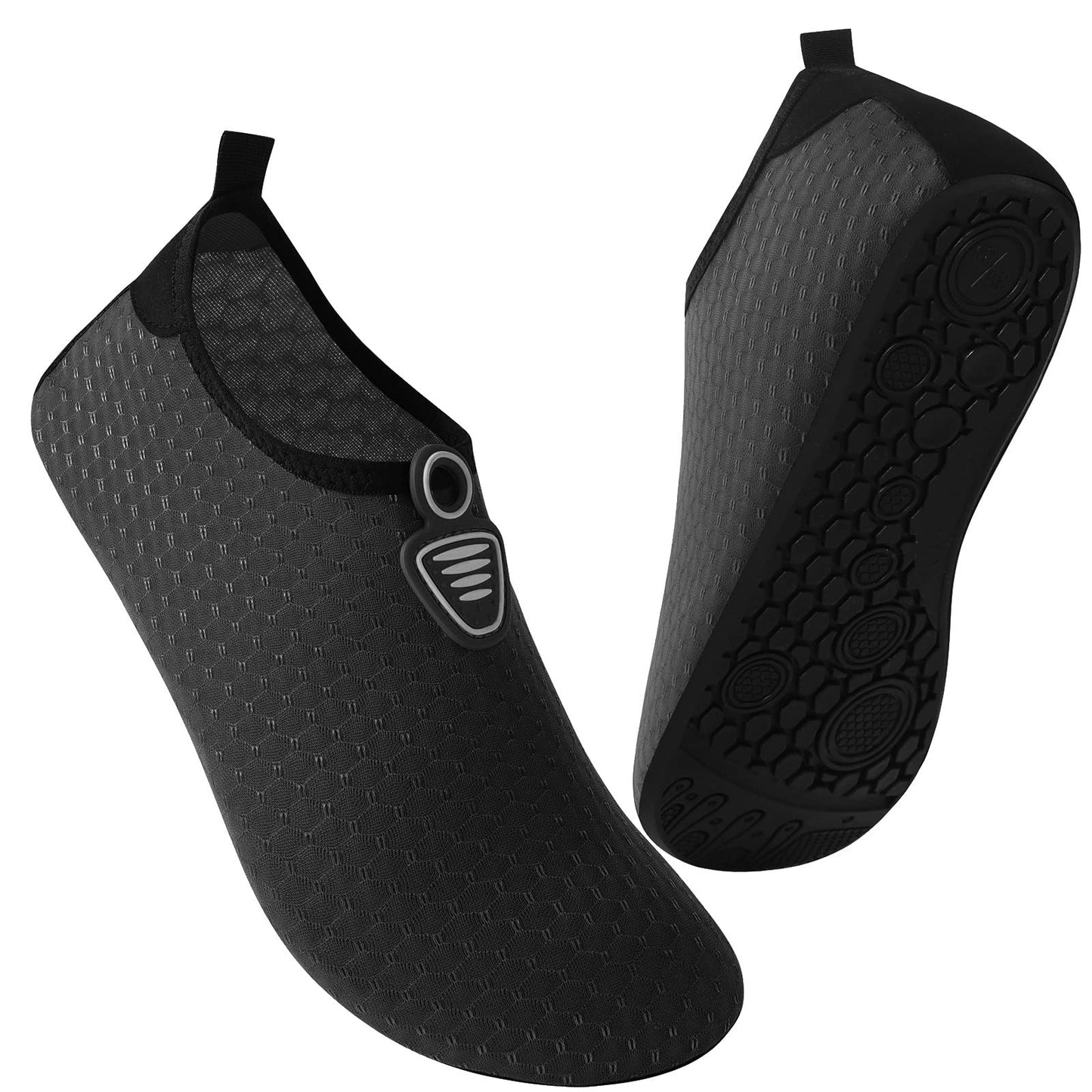 Metog Men Women Water Shoes Quick-Dry Aqua Socks Barefoot Slip-on for Beach Swim Sport Surf Yoga Exercise