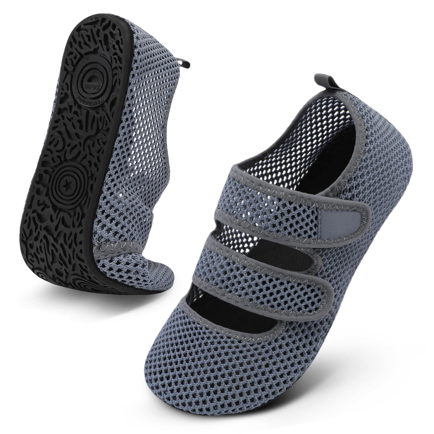 BARERUN Water Shoes Women Men Quick Dry Barefoot Beach Walking Kayaking Surfing Yoga Shoes Adjustable Wide Minimalist Sandals Slippers Indoor/Outdoor