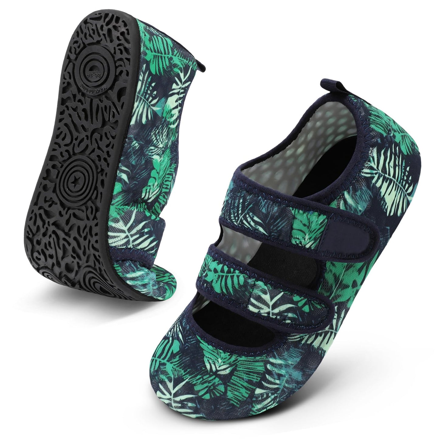 BARERUN Water Shoes Women Men Quick Dry Barefoot Beach Walking Kayaking Surfing Yoga Shoes Adjustable Wide Minimalist Sandals Slippers Indoor/Outdoor