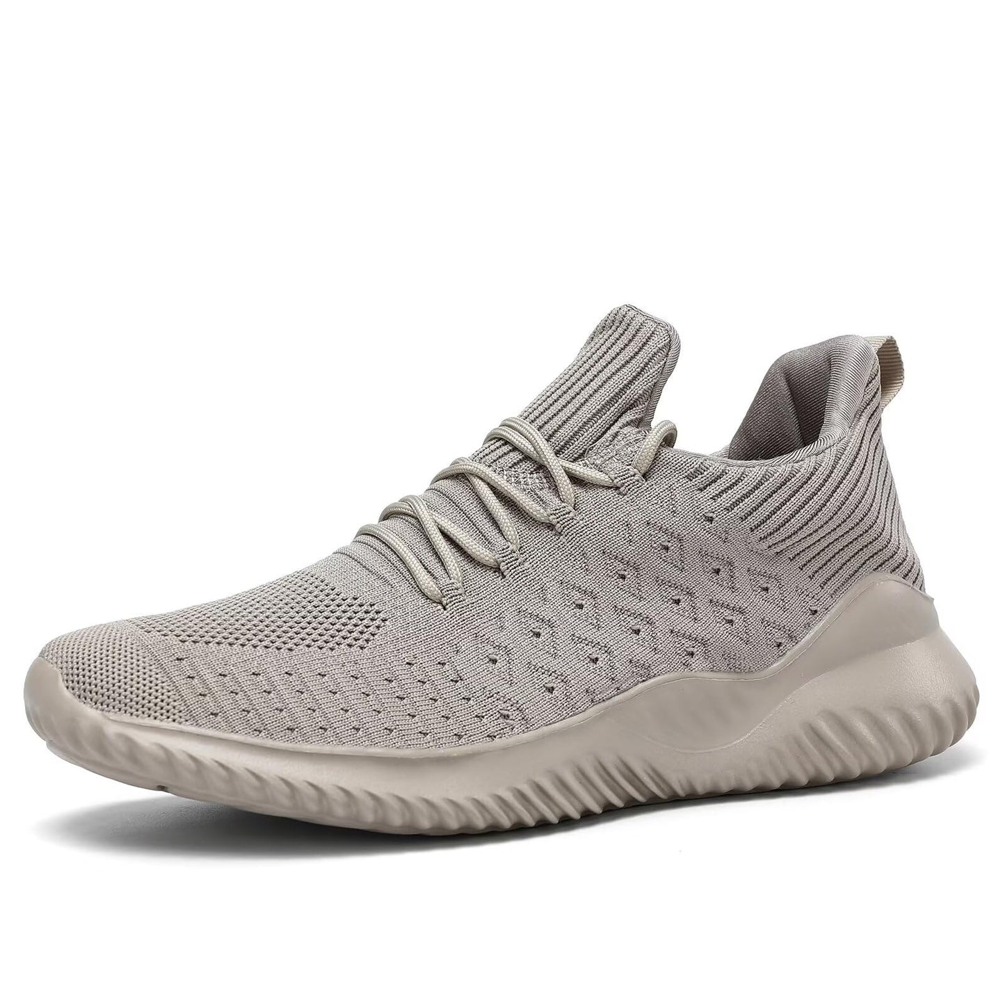 Mens Slip-on Tennis Shoes Walking Running Sneakers Lightweight Breathable Casual Soft Sole Mesh Work Gym Athletic Trainers
