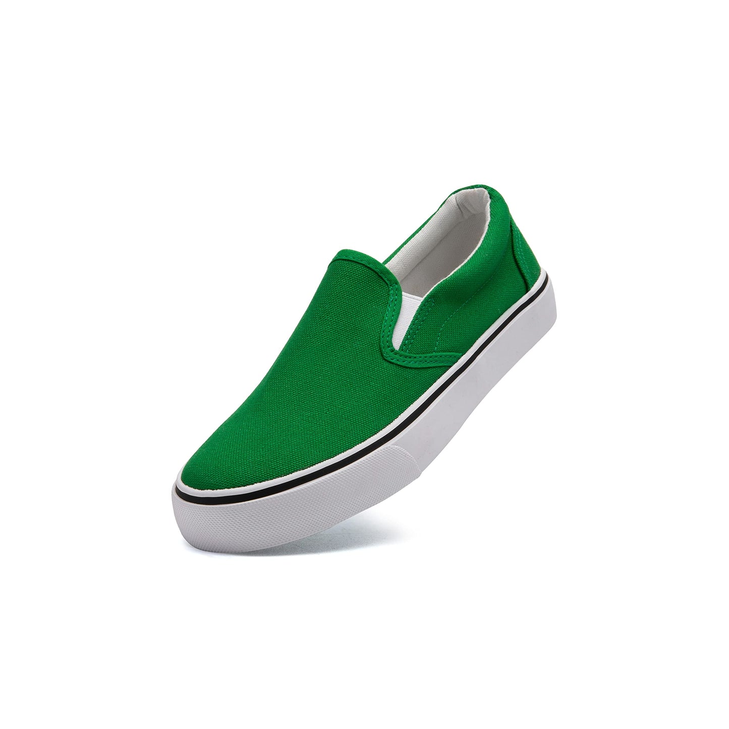 Low-Top Slip Ons Women's Fashion Sneakers Casual Canvas Sneakers for Women Comfortable Flats Breathable Padded Insole Slip on Sneakers Women Low Slip on Shoes