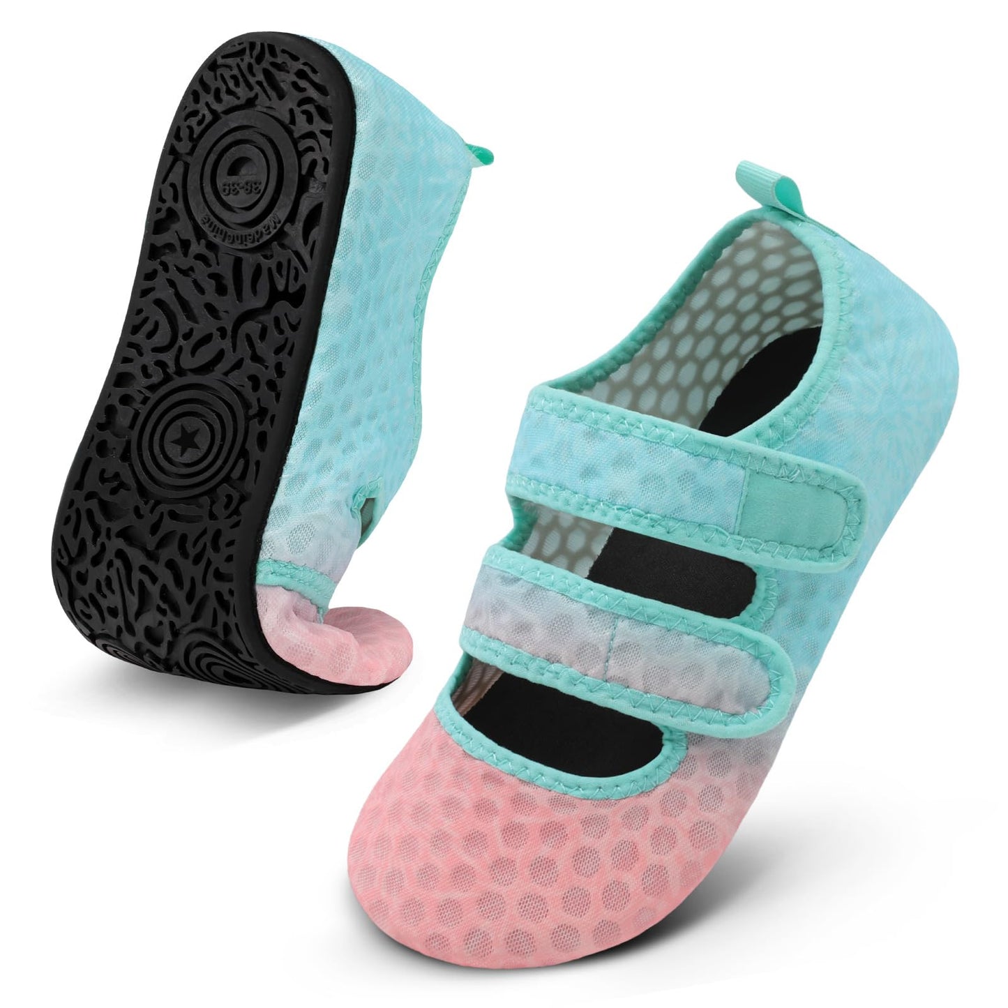 BARERUN Water Shoes Women Men Quick Dry Barefoot Beach Walking Kayaking Surfing Yoga Shoes Adjustable Wide Minimalist Sandals Slippers Indoor/Outdoor
