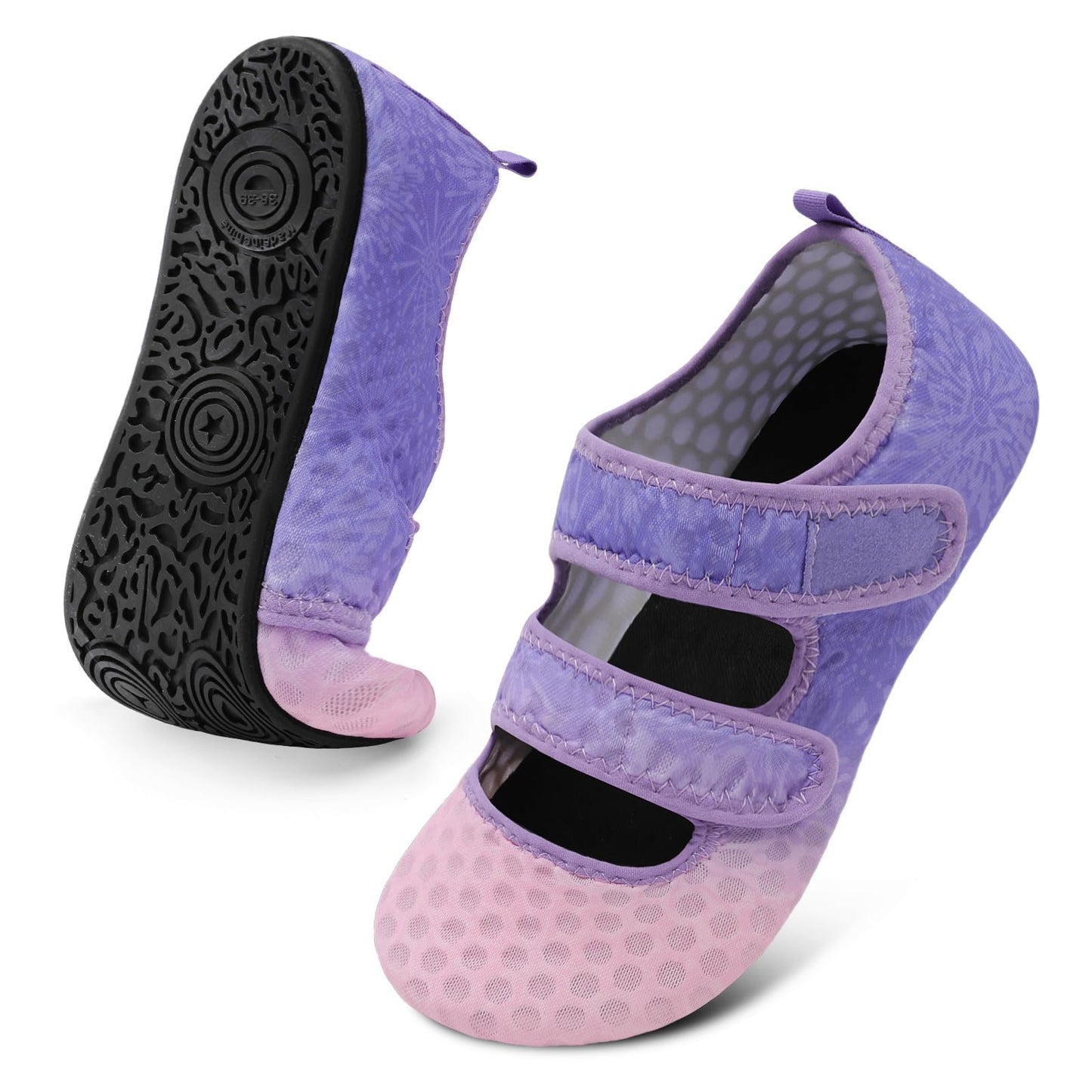 BARERUN Water Shoes Women Men Quick Dry Barefoot Beach Walking Kayaking Surfing Yoga Shoes Adjustable Wide Minimalist Sandals Slippers Indoor/Outdoor