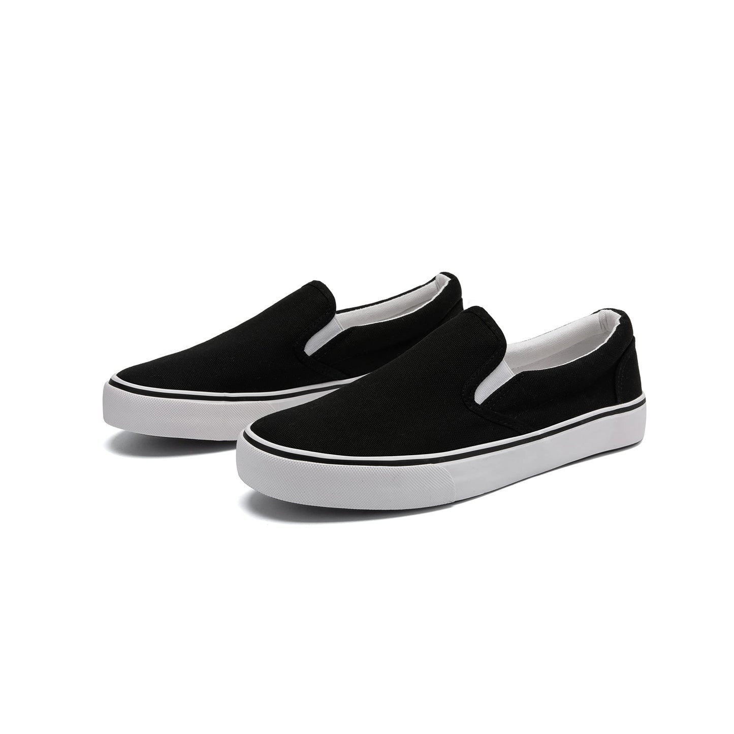 Low-Top Slip Ons Women's Fashion Sneakers Casual Canvas Sneakers for Women Comfortable Flats Breathable Padded Insole Slip on Sneakers Women Low Slip on Shoes