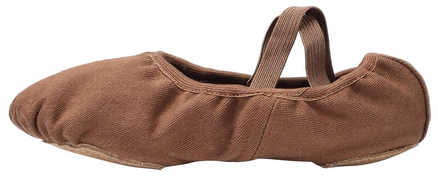 Linodes Dance Shoes for Girls Stretch Canvas Split Sole for Women
