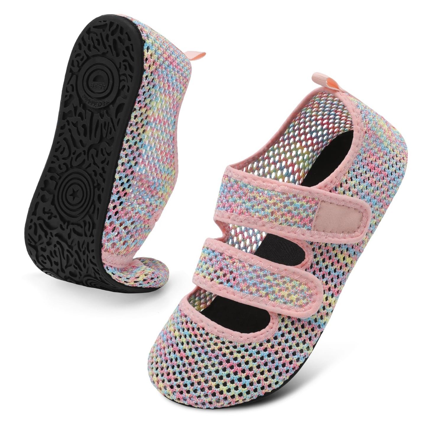 BARERUN Water Shoes Women Men Quick Dry Barefoot Beach Walking Kayaking Surfing Yoga Shoes Adjustable Wide Minimalist Sandals Slippers Indoor/Outdoor