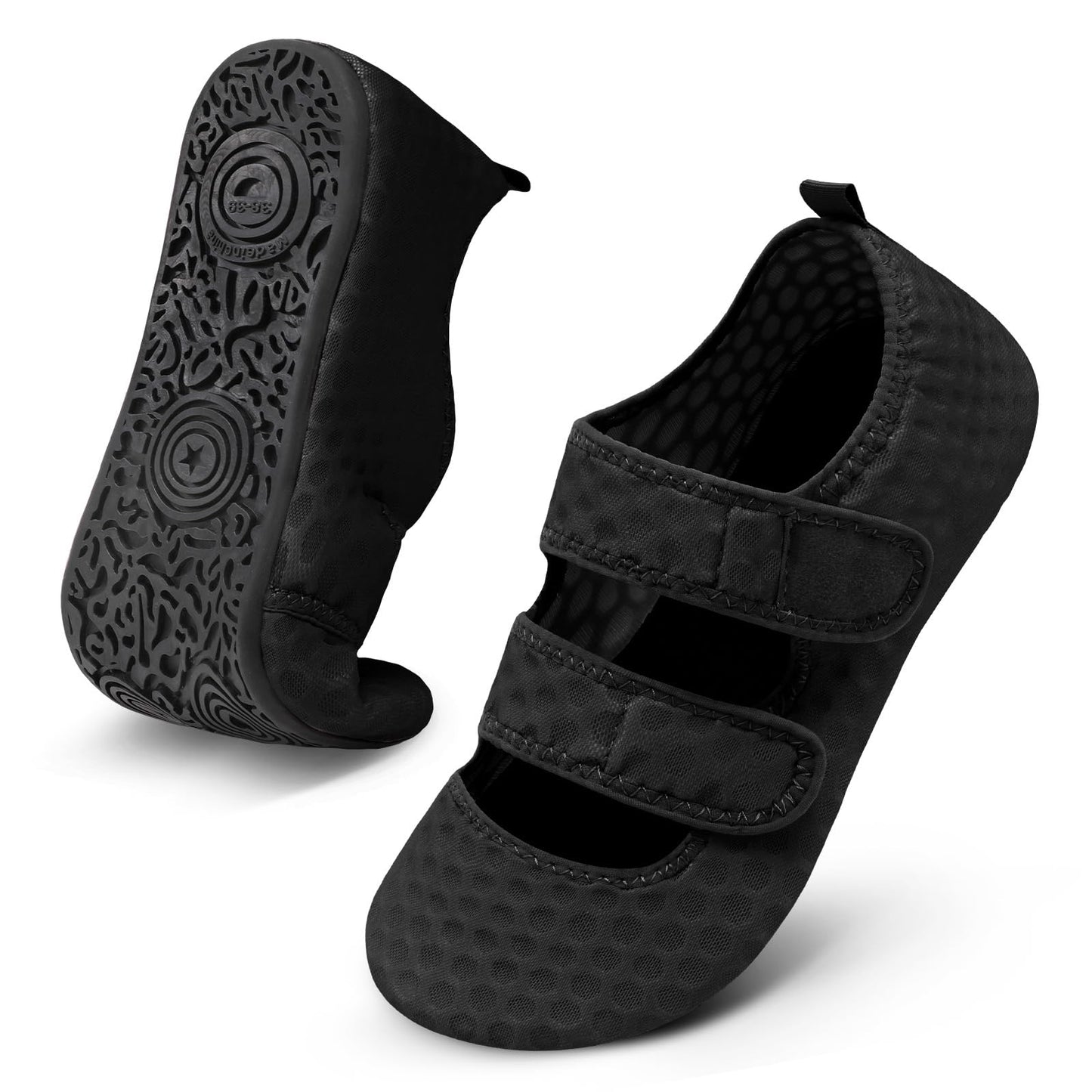 BARERUN Water Shoes Women Men Quick Dry Barefoot Beach Walking Kayaking Surfing Yoga Shoes Adjustable Wide Minimalist Sandals Slippers Indoor/Outdoor