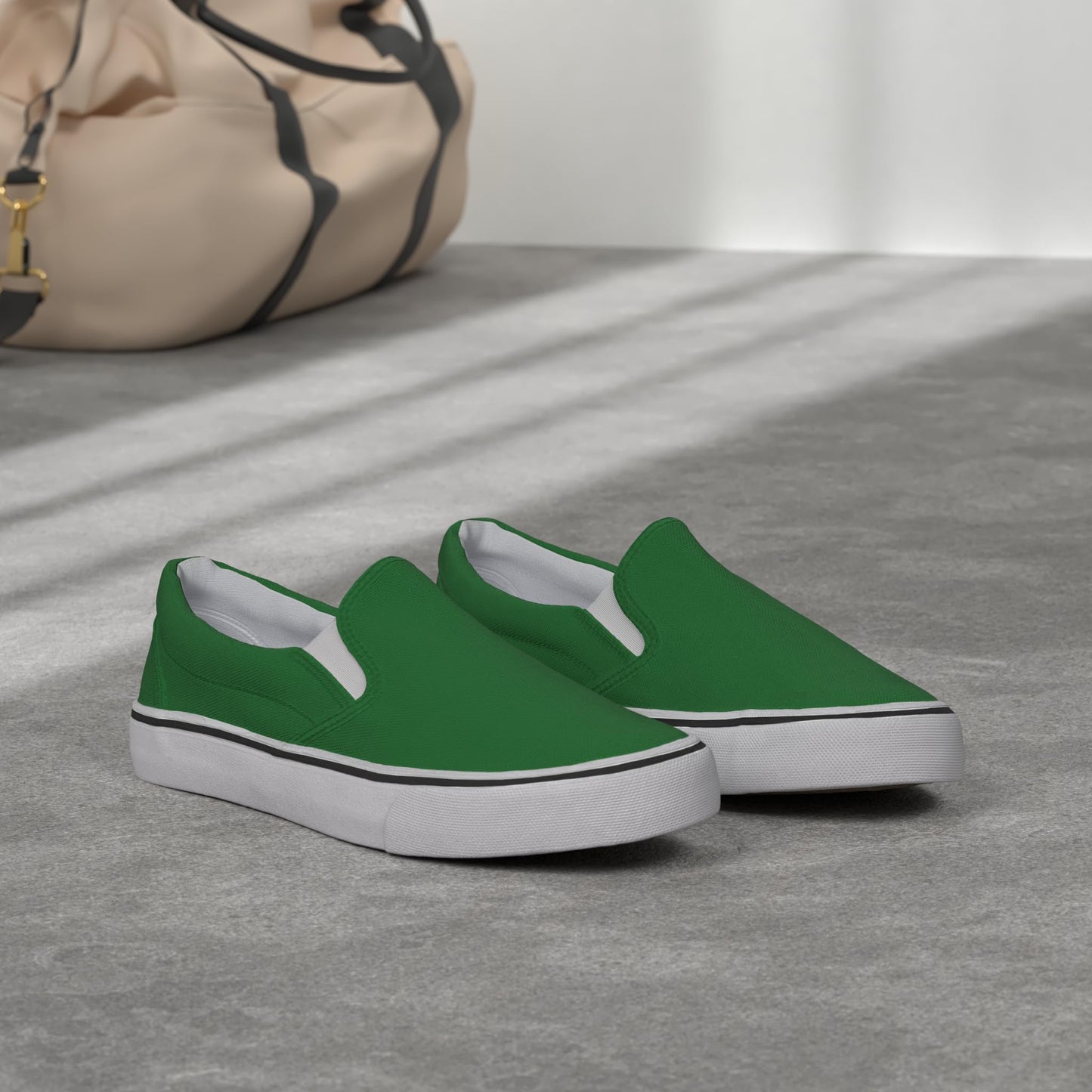 Low-Top Slip Ons Women's Fashion Sneakers Casual Canvas Sneakers for Women Comfortable Flats Breathable Padded Insole Slip on Sneakers Women Low Slip on Shoes
