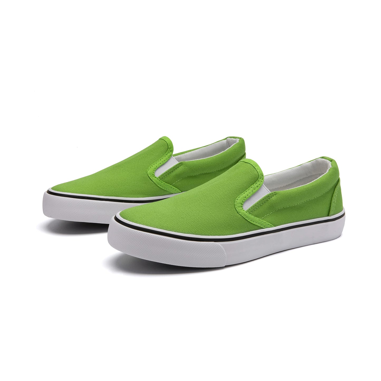 Low-Top Slip Ons Women's Fashion Sneakers Casual Canvas Sneakers for Women Comfortable Flats Breathable Padded Insole Slip on Sneakers Women Low Slip on Shoes