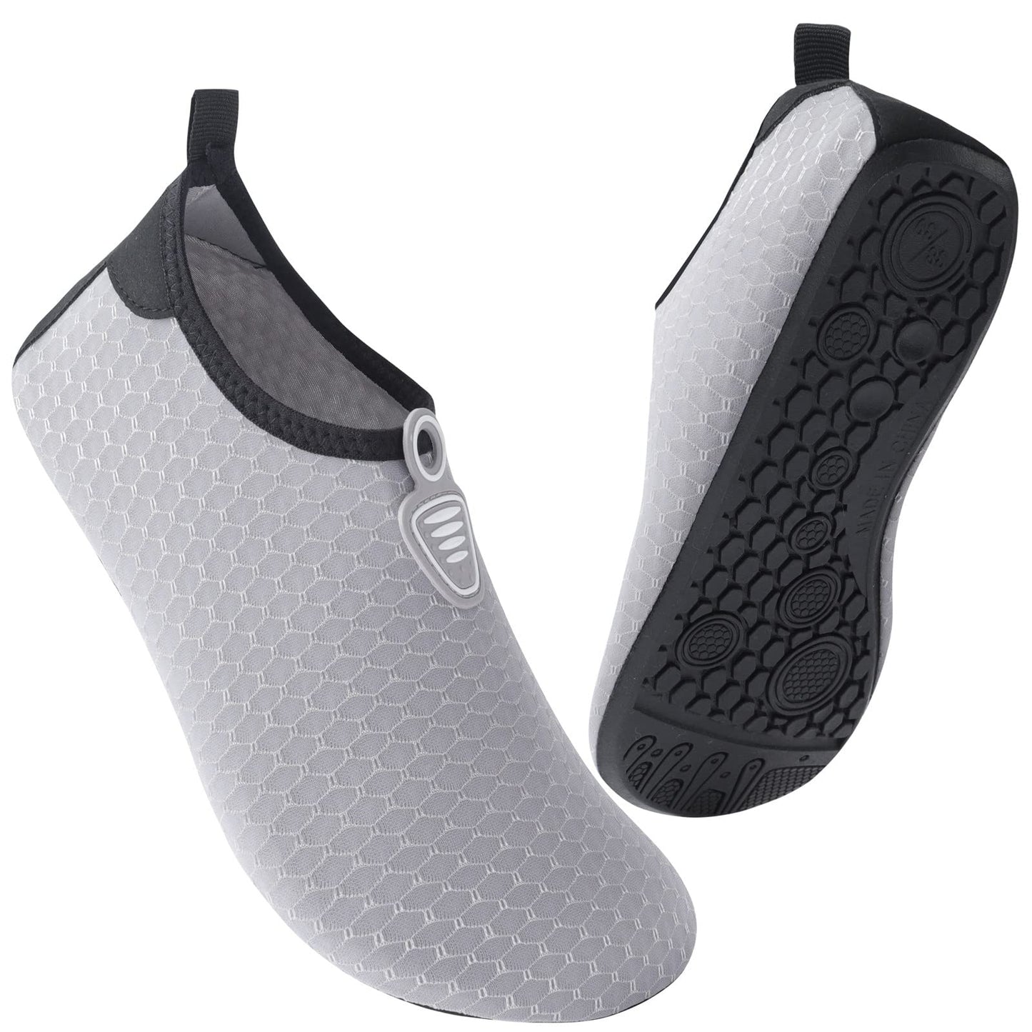 Metog Men Women Water Shoes Quick-Dry Aqua Socks Barefoot Slip-on for Beach Swim Sport Surf Yoga Exercise