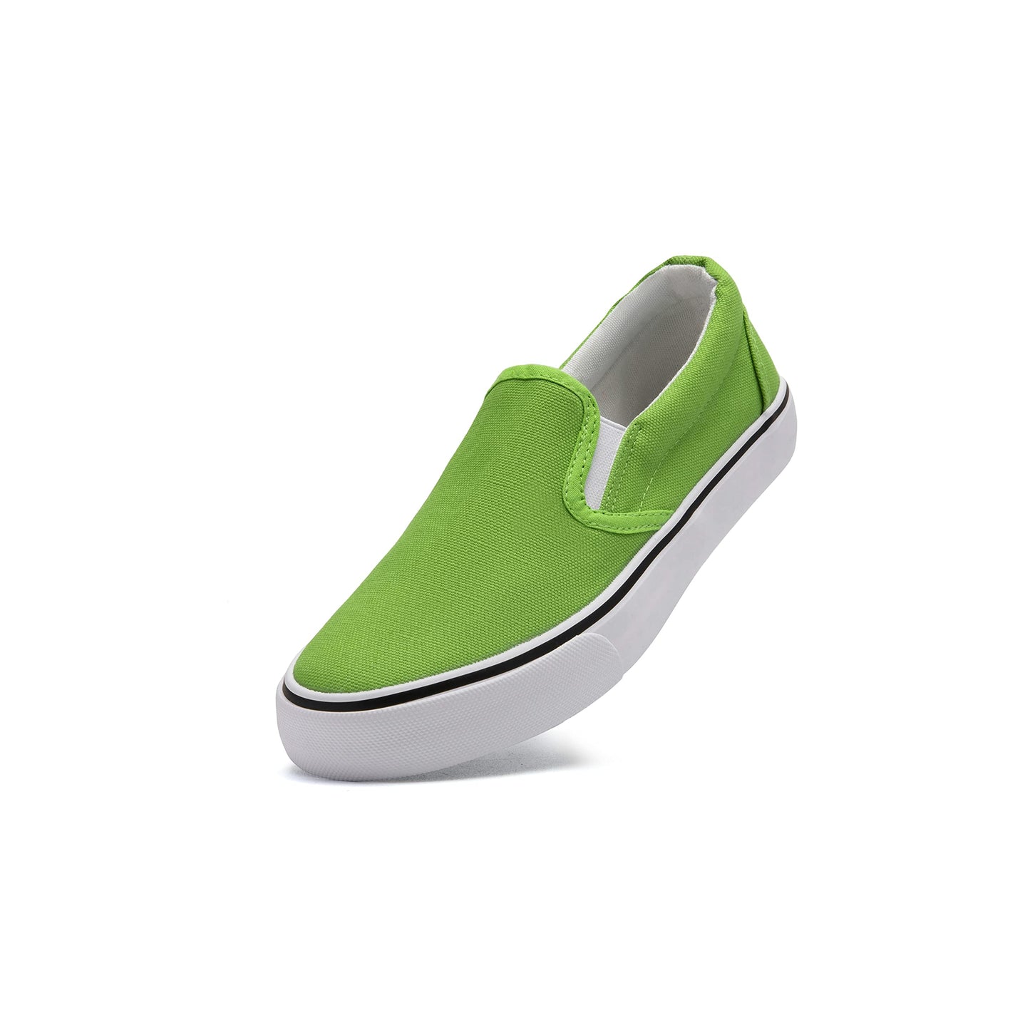 Low-Top Slip Ons Women's Fashion Sneakers Casual Canvas Sneakers for Women Comfortable Flats Breathable Padded Insole Slip on Sneakers Women Low Slip on Shoes