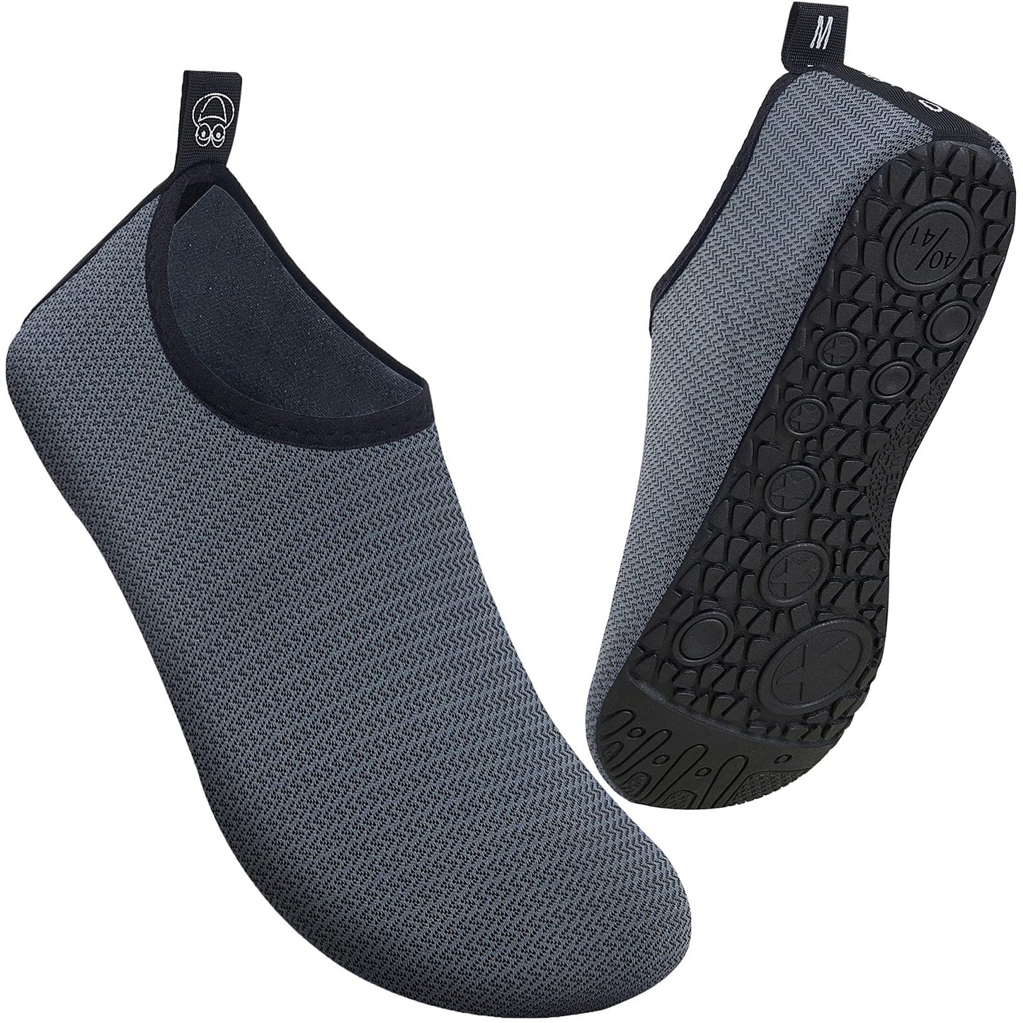 Metog Men Women Water Shoes Quick-Dry Aqua Socks Barefoot Slip-on for Beach Swim Sport Surf Yoga Exercise