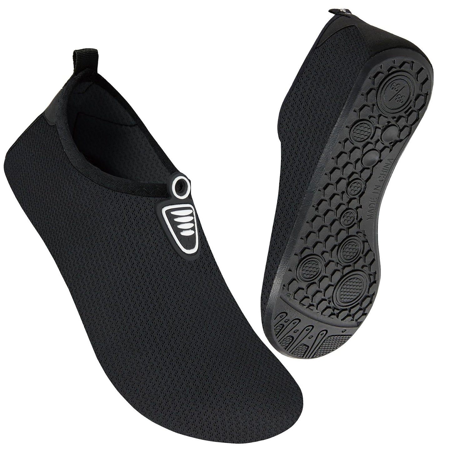 Metog Men Women Water Shoes Quick-Dry Aqua Socks Barefoot Slip-on for Beach Swim Sport Surf Yoga Exercise