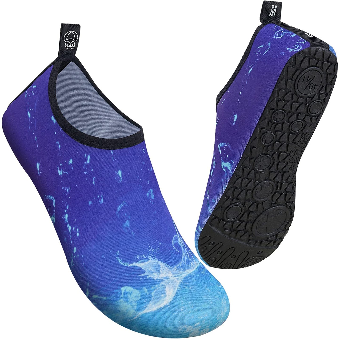 Metog Men Women Water Shoes Quick-Dry Aqua Socks Barefoot Slip-on for Beach Swim Sport Surf Yoga Exercise