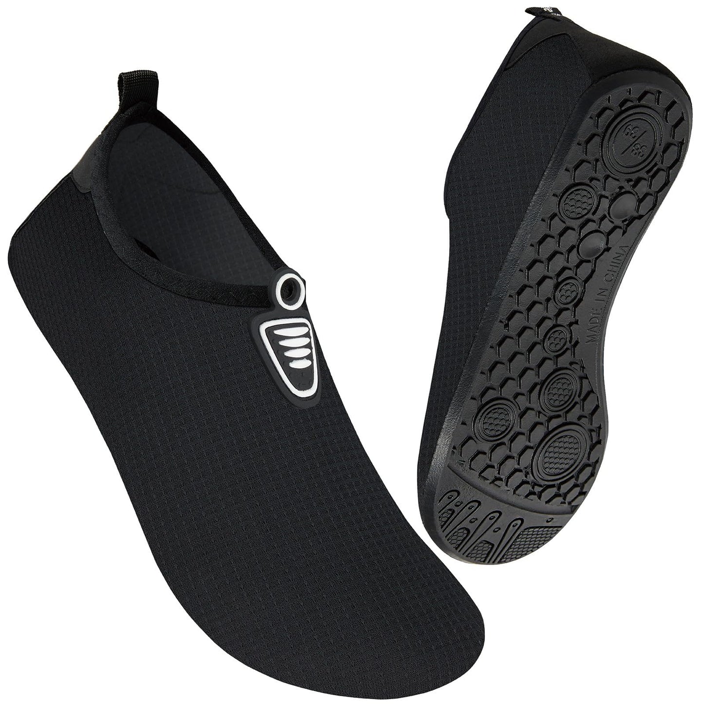 Metog Men Women Water Shoes Quick-Dry Aqua Socks Barefoot Slip-on for Beach Swim Sport Surf Yoga Exercise