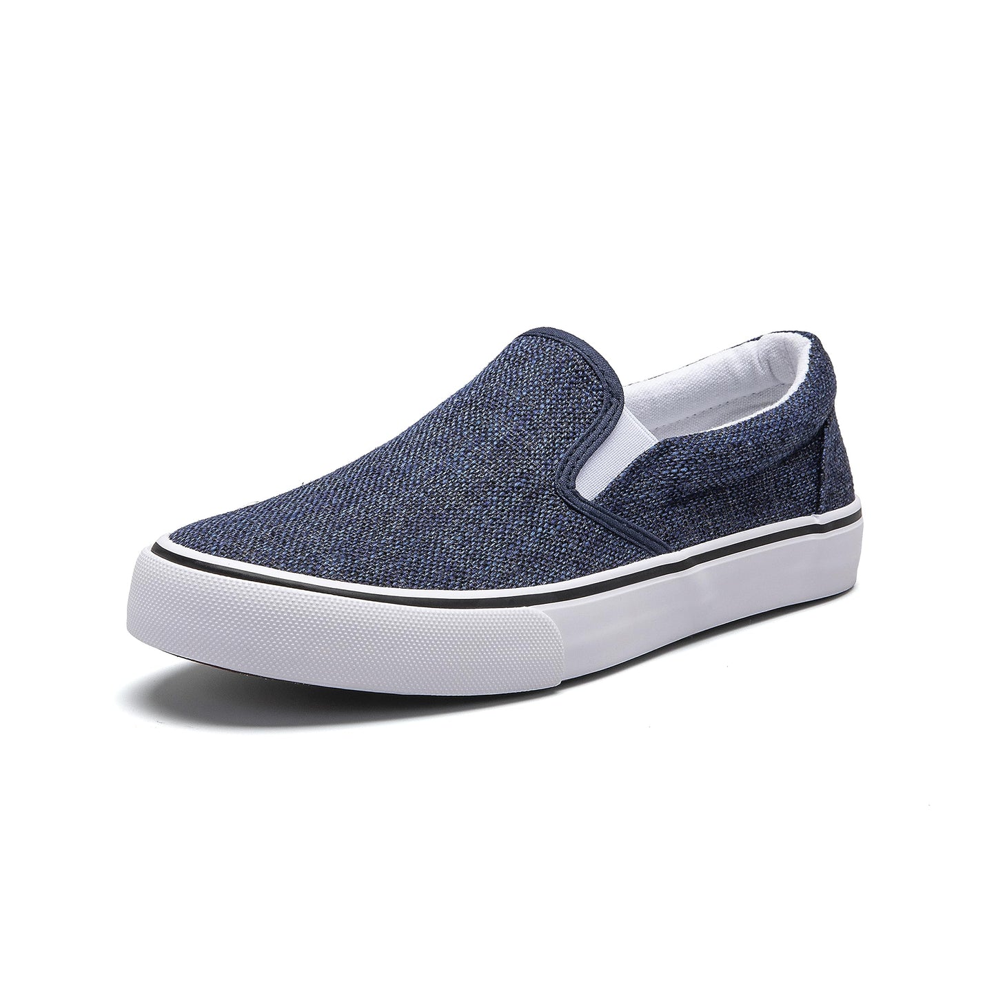 Low-Top Slip Ons Women's Fashion Sneakers Casual Canvas Sneakers for Women Comfortable Flats Breathable Padded Insole Slip on Sneakers Women Low Slip on Shoes