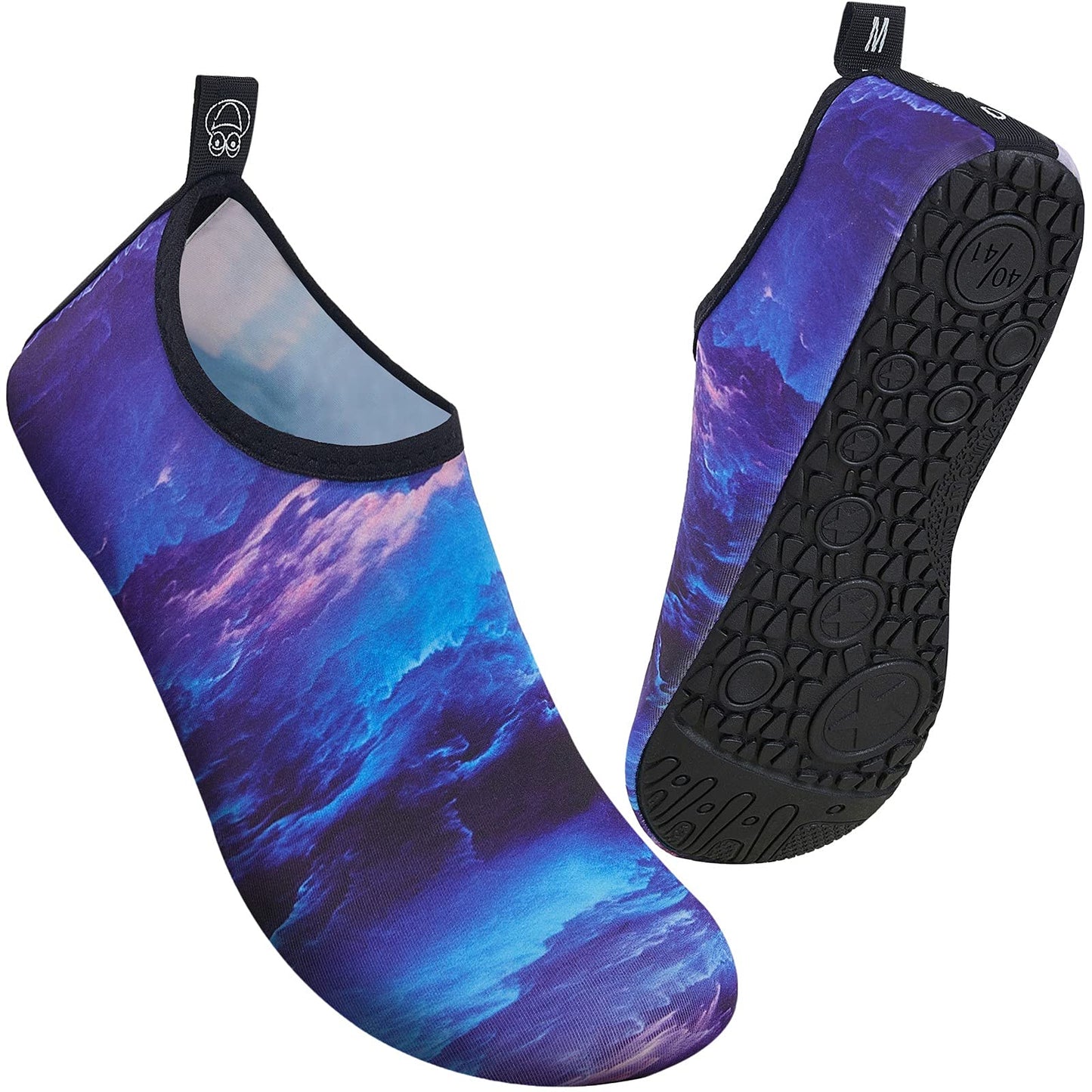 Metog Men Women Water Shoes Quick-Dry Aqua Socks Barefoot Slip-on for Beach Swim Sport Surf Yoga Exercise
