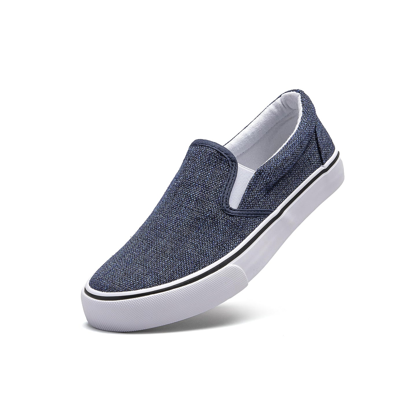 Low-Top Slip Ons Women's Fashion Sneakers Casual Canvas Sneakers for Women Comfortable Flats Breathable Padded Insole Slip on Sneakers Women Low Slip on Shoes