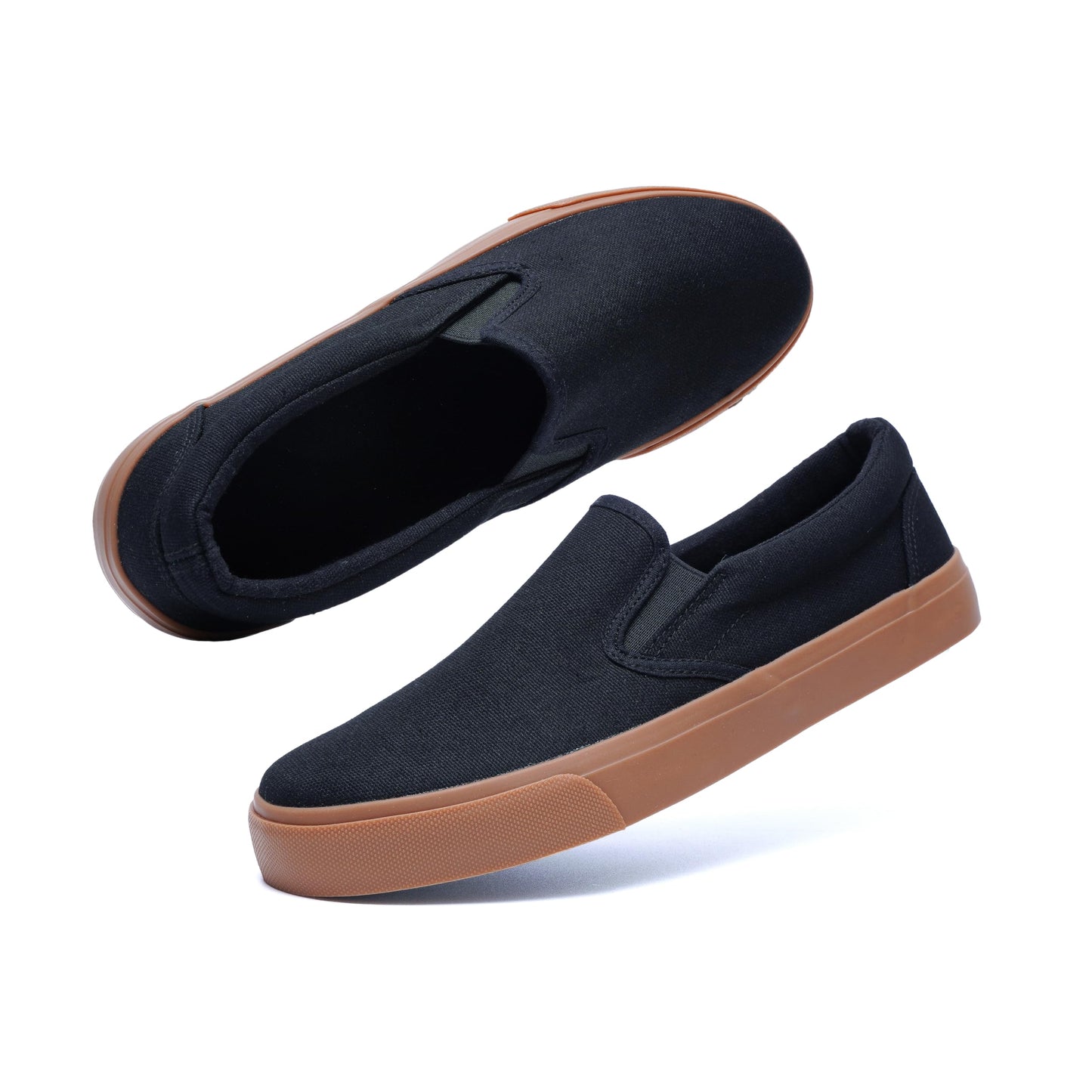 Low-Top Slip Ons Women's Fashion Sneakers Casual Canvas Sneakers for Women Comfortable Flats Breathable Padded Insole Slip on Sneakers Women Low Slip on Shoes